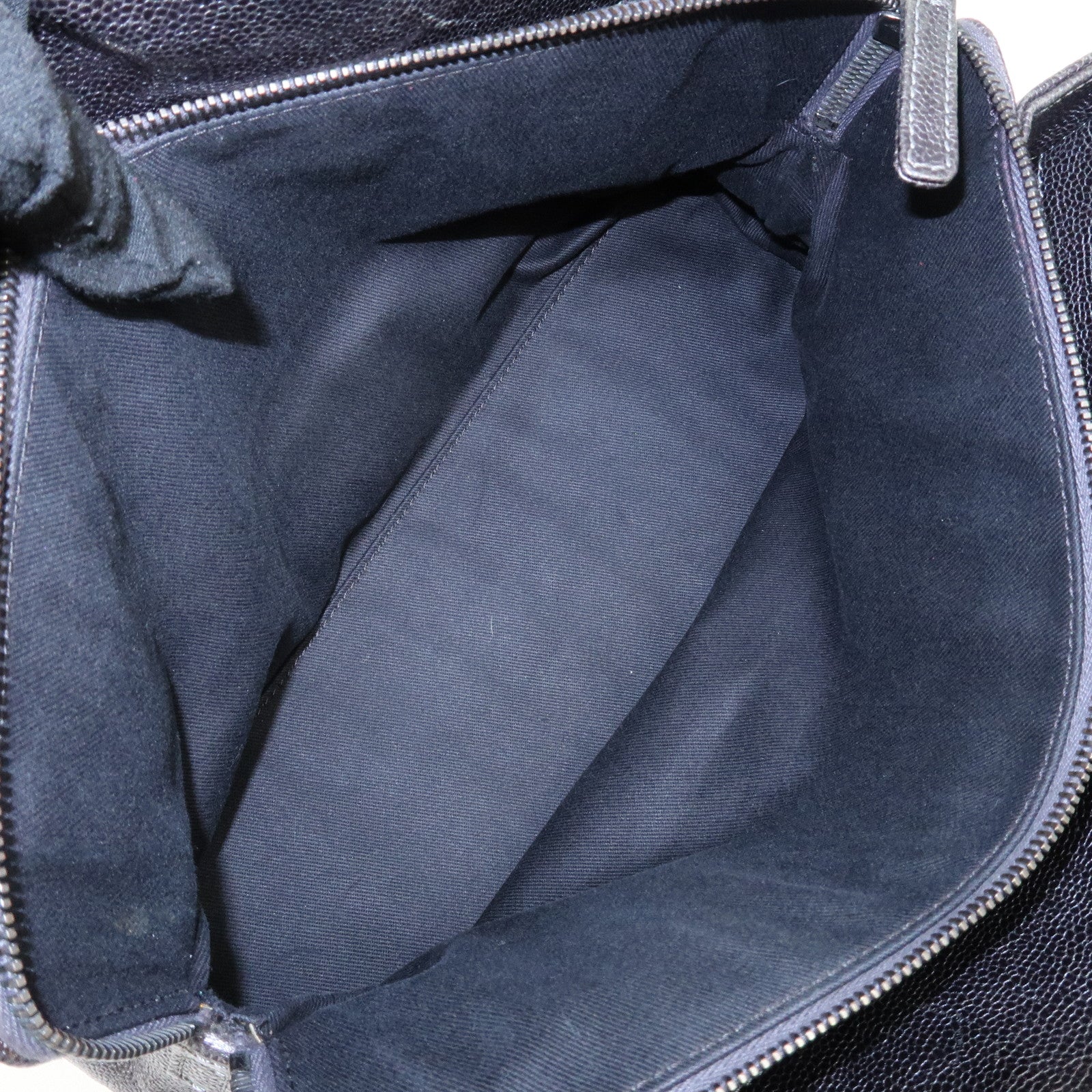 CHANEL Matelasse COCO Mark Leather Chain Tote Bag Shoulder Bag Used