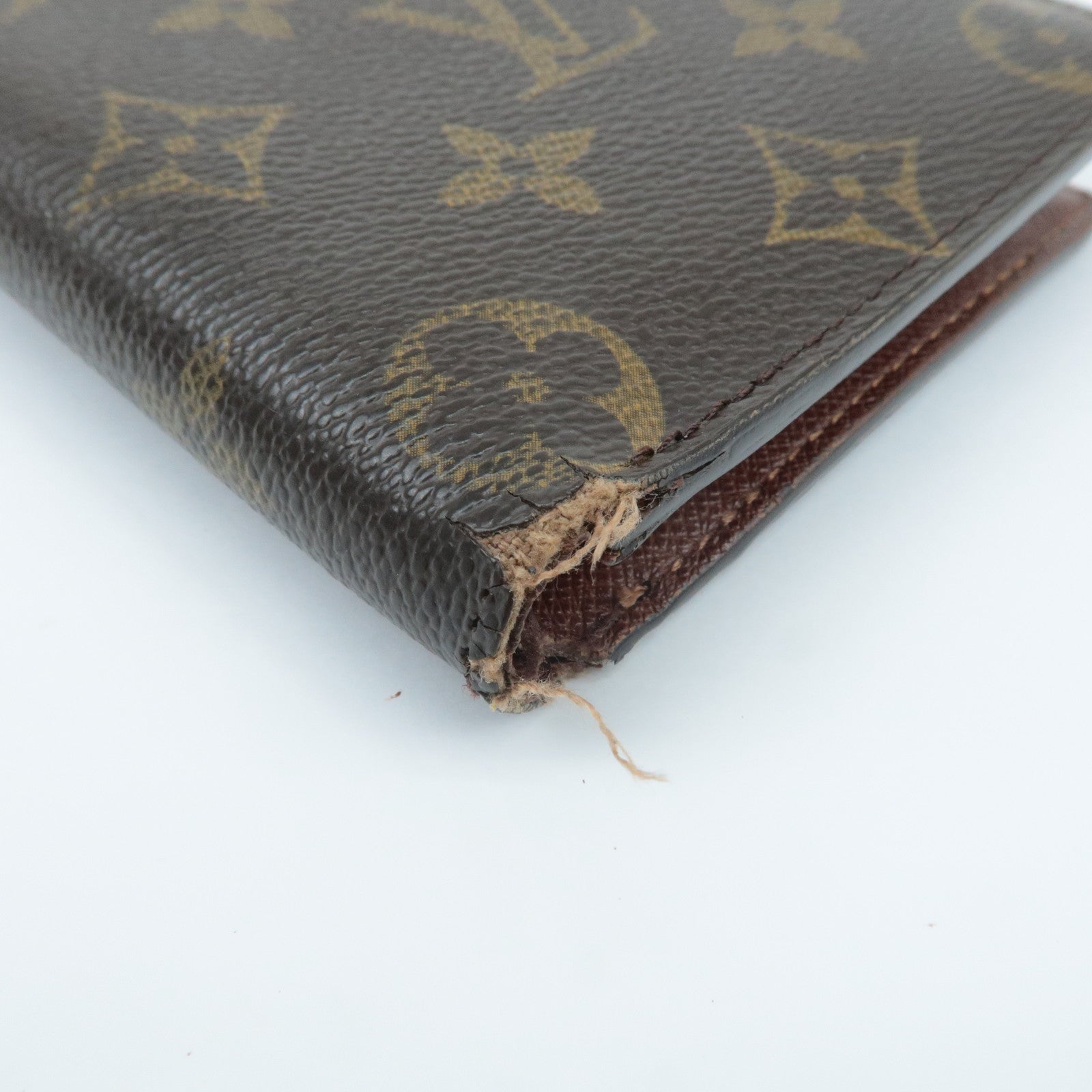Louis Vuittton Set of 4 Monogram Porte Monnaie Portefeuil Wallet Used