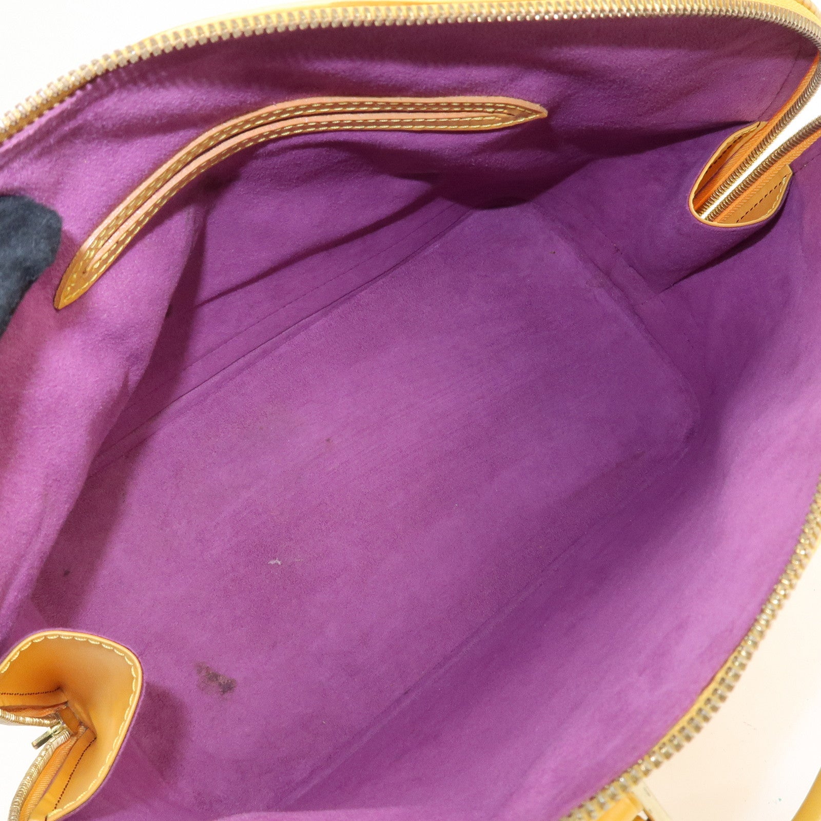 Louis Vuitton Epi Alma PM Hand Bag Tassili Yellow M52149 Used