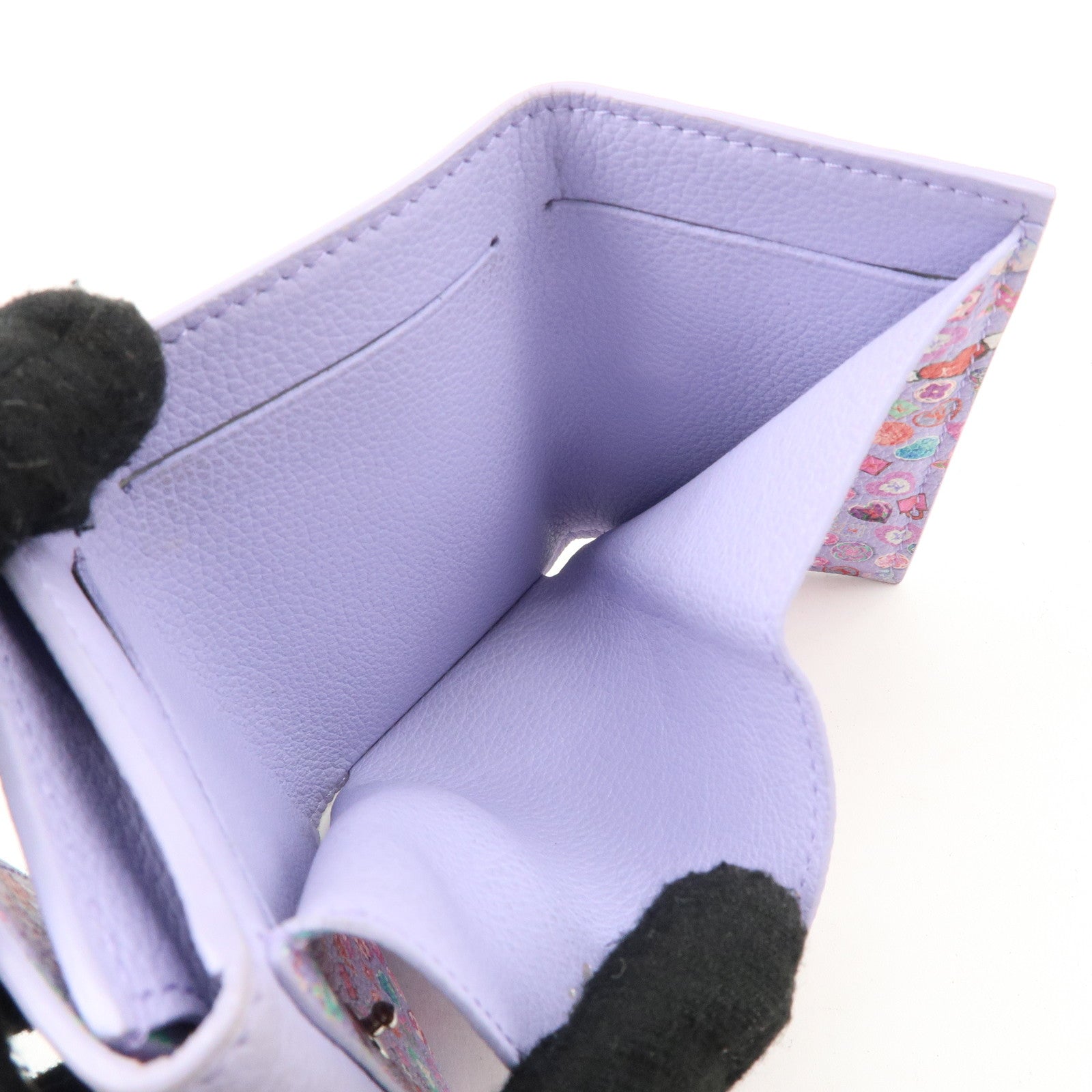 Louis Vuitton Portefeuille Lock Mini Wallet Purple M81887 Used