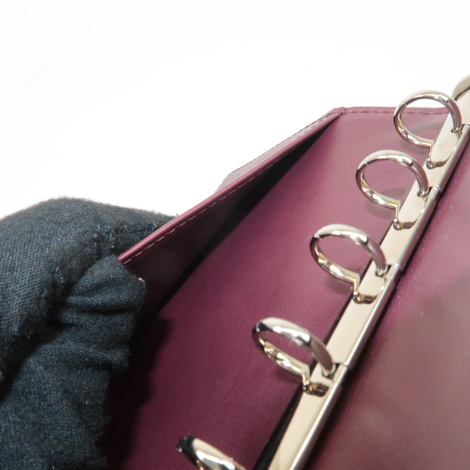 Louis Vuitton Monogram Matt Agenda PM Planner Cover Violet R20936 Used