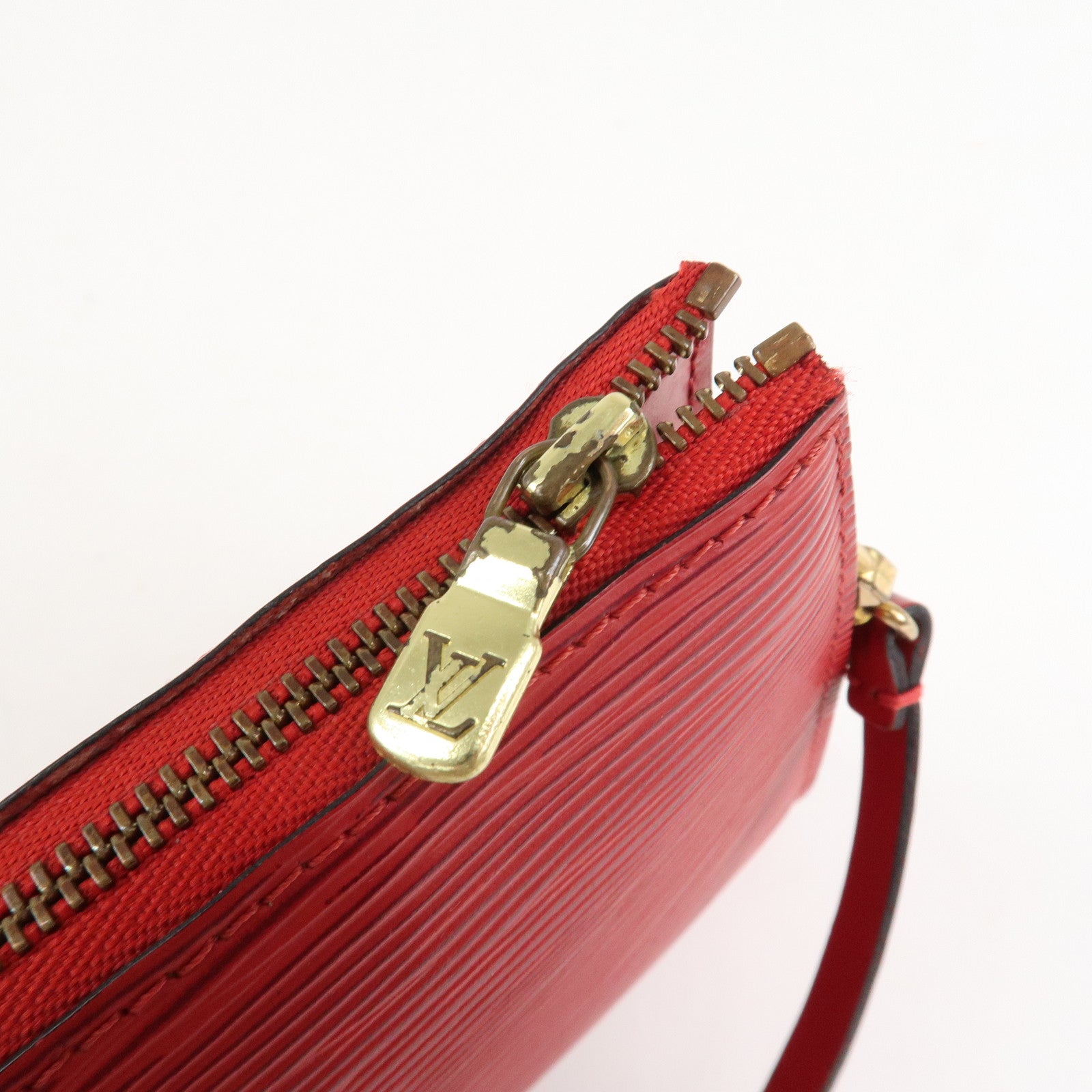 Louis Vuitton Epi Pochette Accessoires Pouch Castilian Red M52947 Used