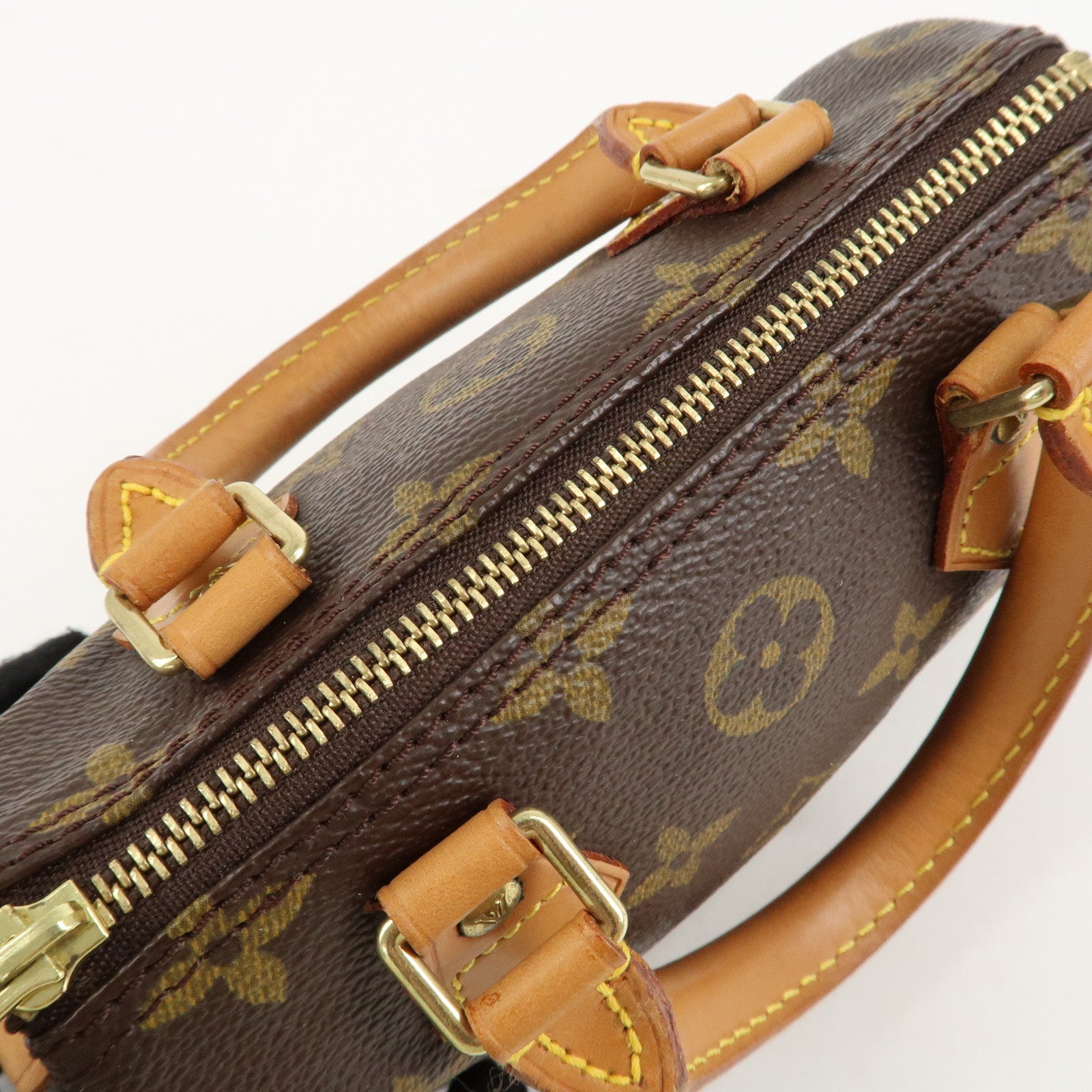 Louis Vuitton Monogram Mini Speedy & Strap M41534 J00145 Used