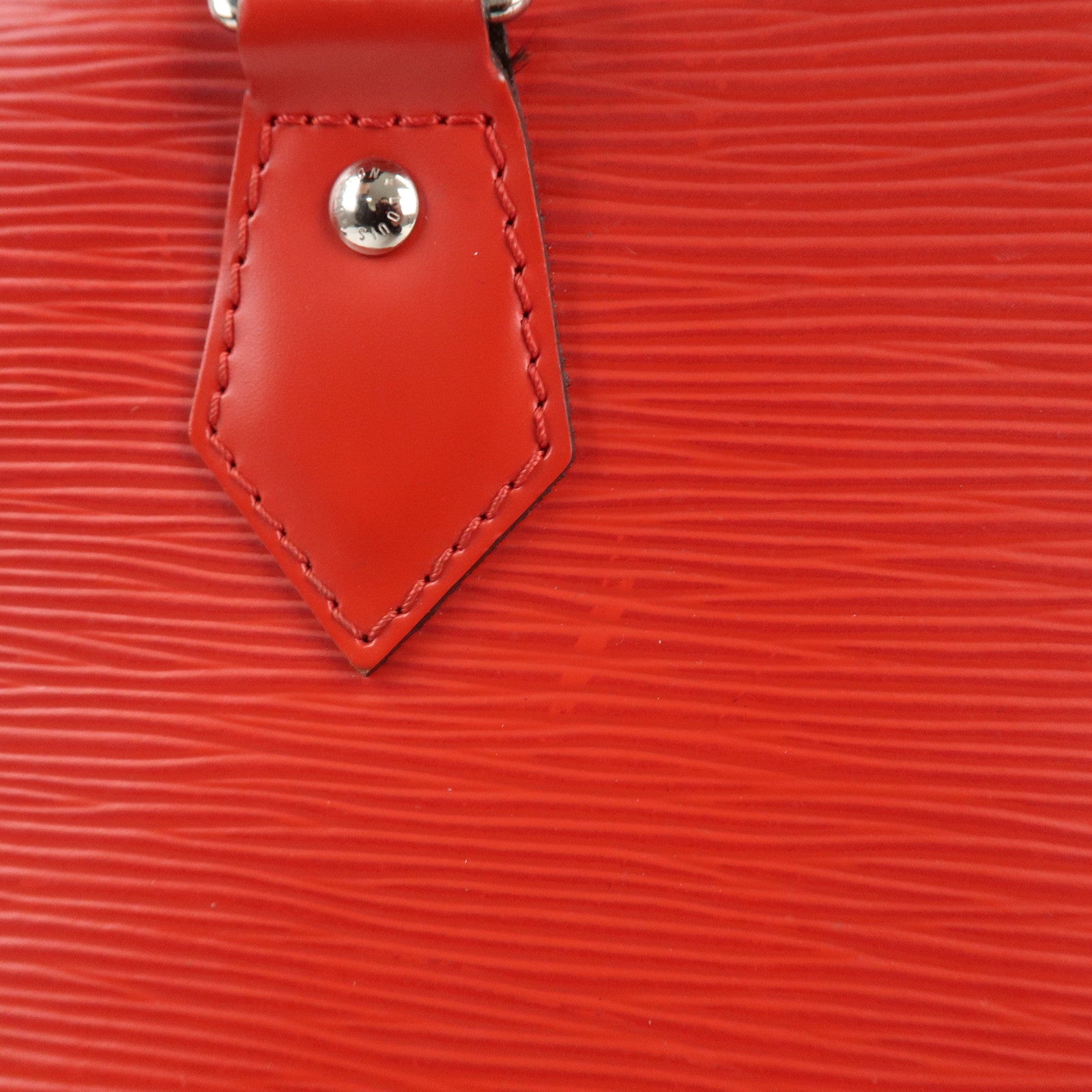 Louis Vuitton Epi Alma PM Hand Bag Coquelicot Red M41154 Used