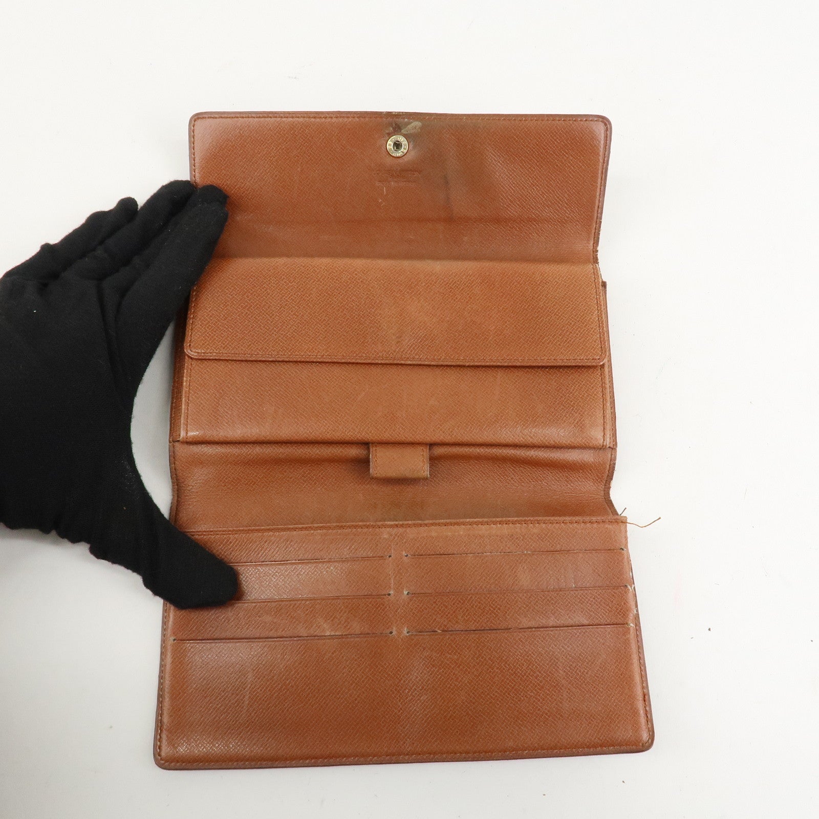 Louis Vuitton Monogram Set of 3 Wallet Brown M61730 M61215 Used