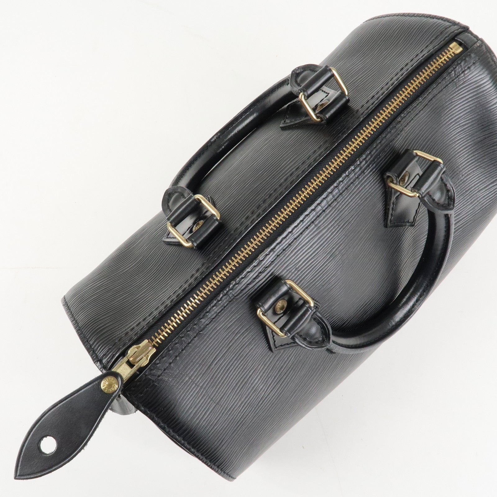 Louis Vuitton Epi Speedy 25 Boston Bag Hand Bag Noir M43012 Used