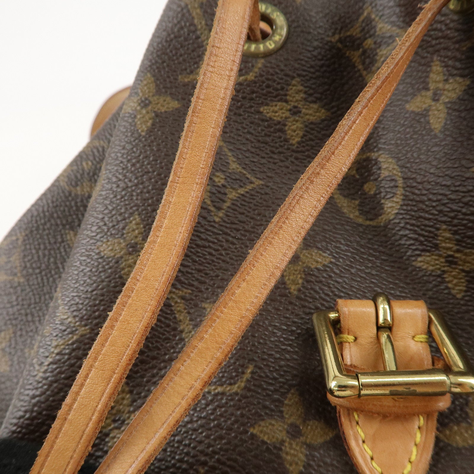 Louis Vuitton Monogram Montsouris MM Back Pack Bag M51136 Used