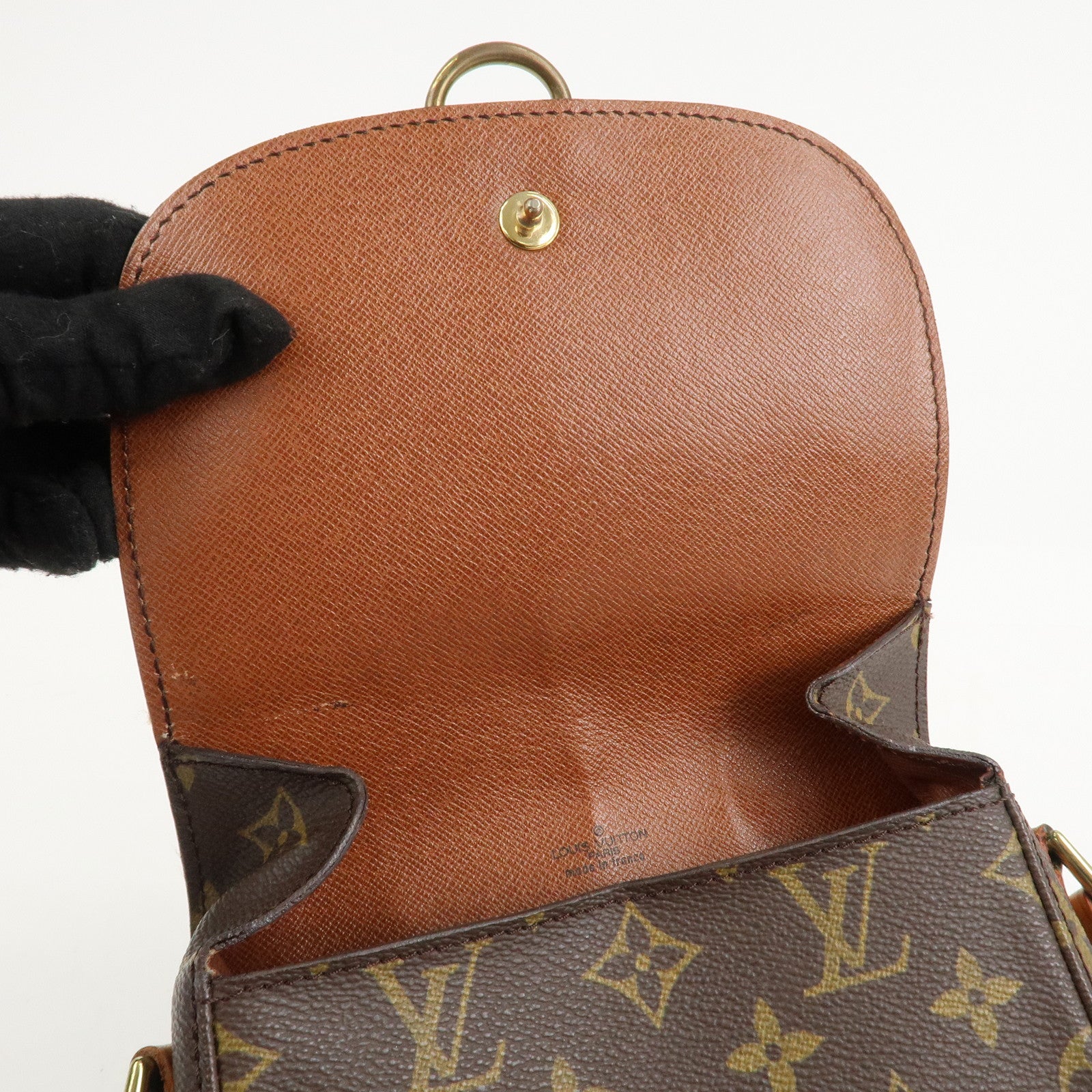 Louis Vuitton Monogram Mini Saint Cloud Shoulder Bag M51244 Used