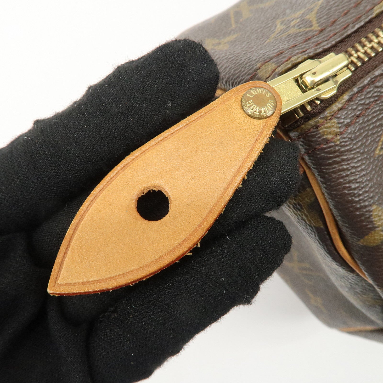 Louis Vuitton Monogram Speedy 30 Hand Bag Boston Bag M41108 Used