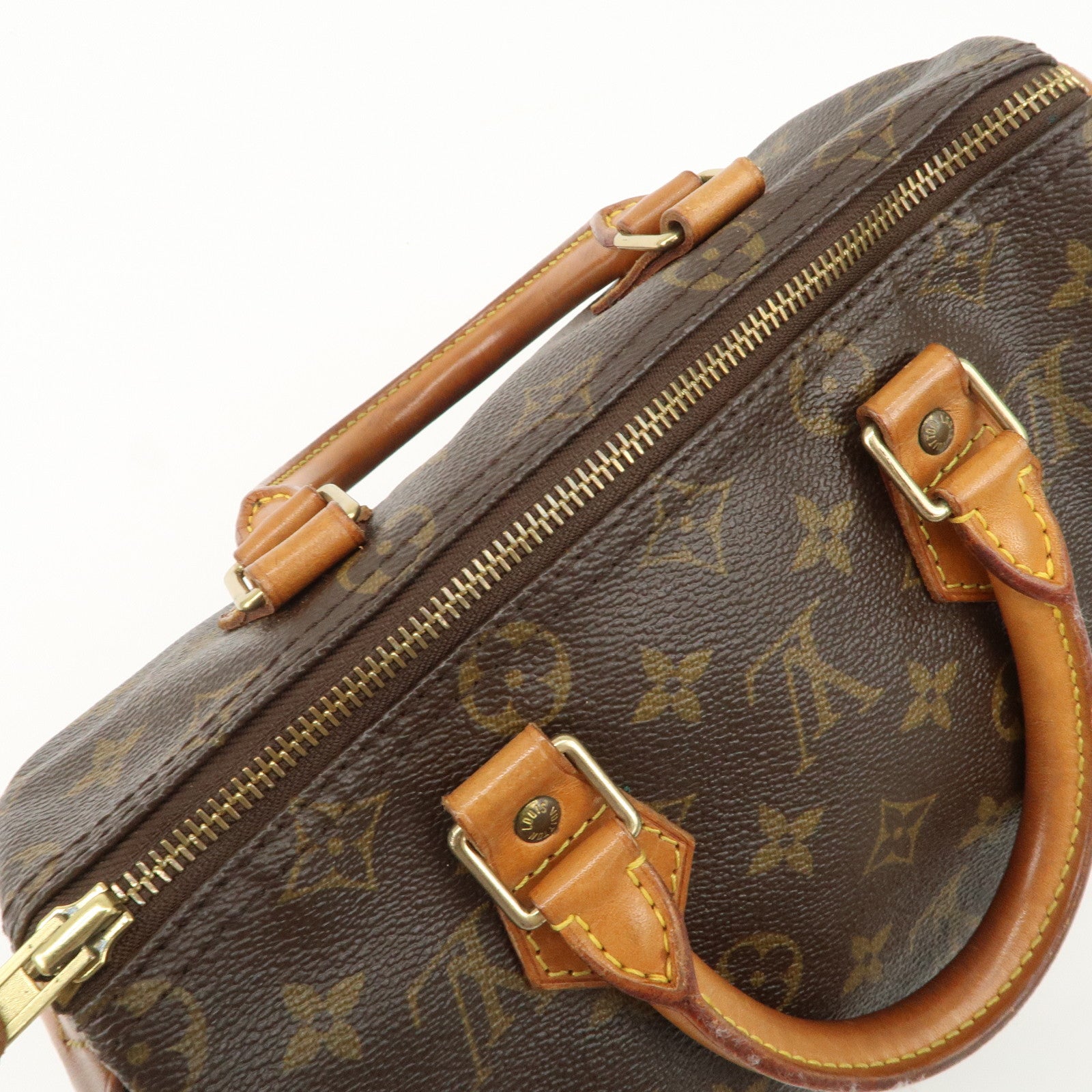 Louis Vuitton Monogram Speedy 25 Hand Bag Boston Bag M41528 Used