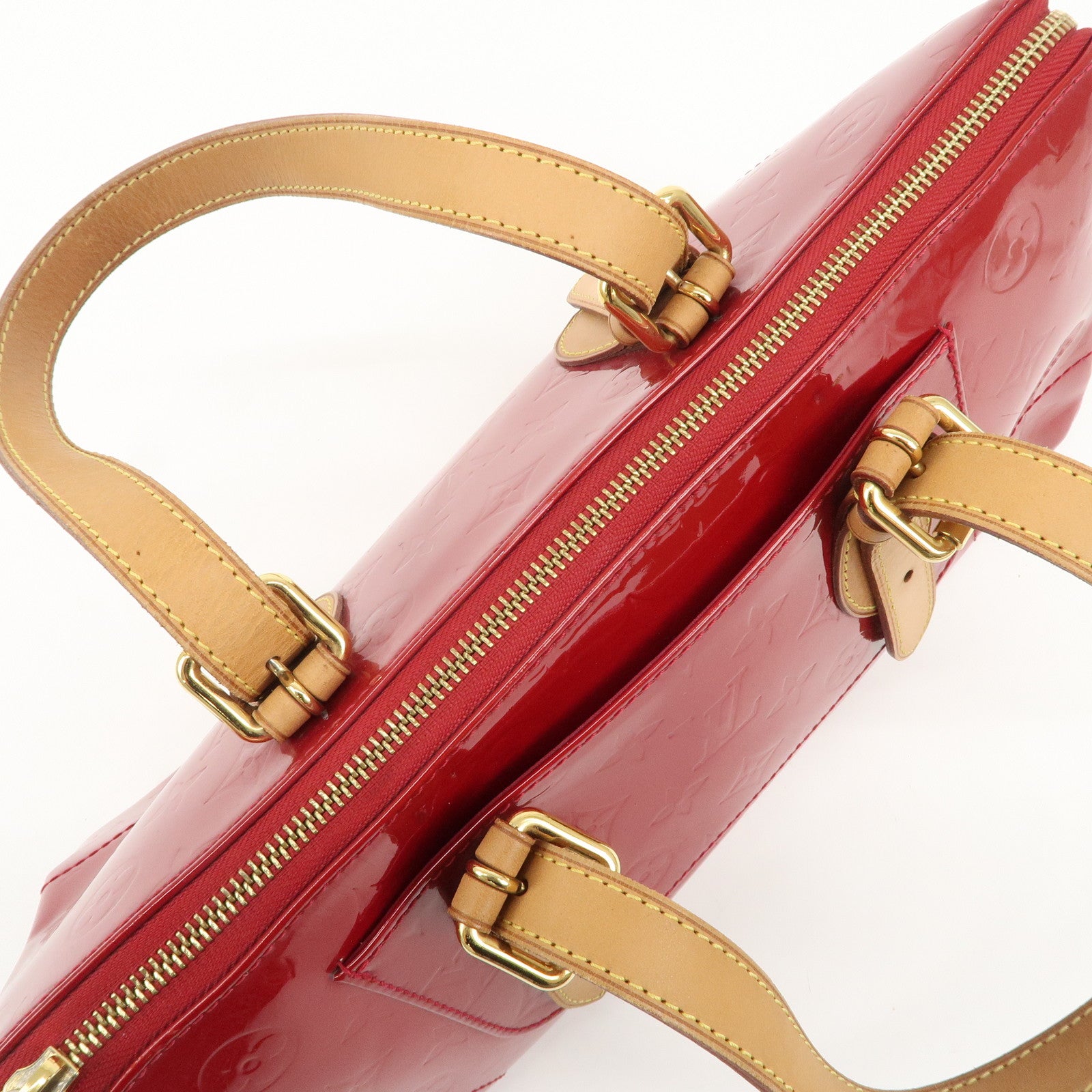 Louis Vuitton Vernis Rosewood Avenue Hand Bag Pomme D'Amour M93507 Used