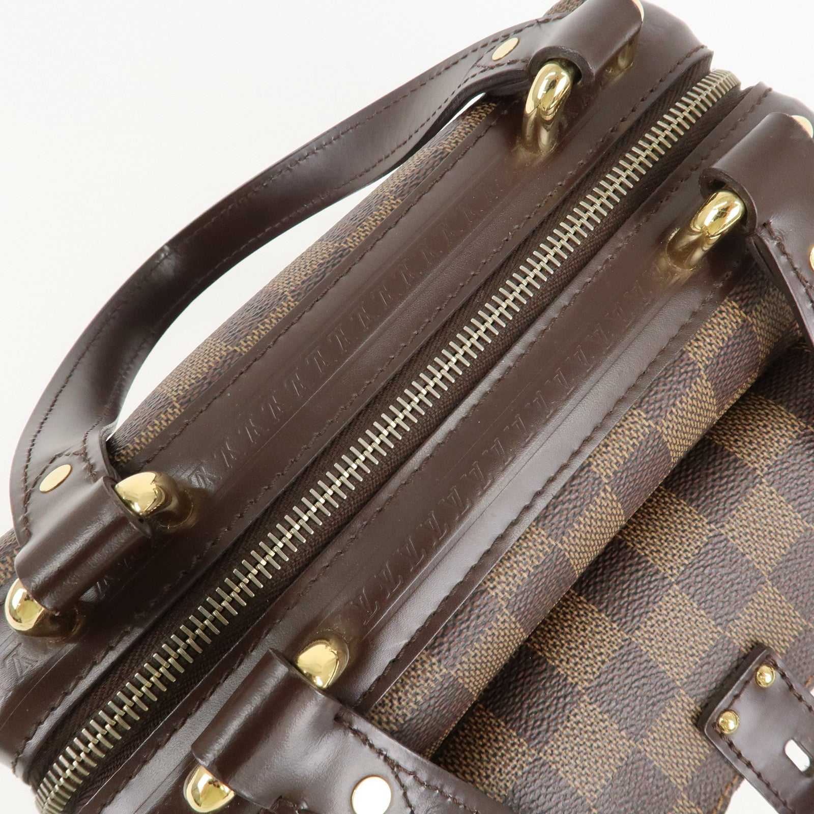 Louis Vuitton Damier Knightsbridge Boston Bag Hand Bag N51201 Used