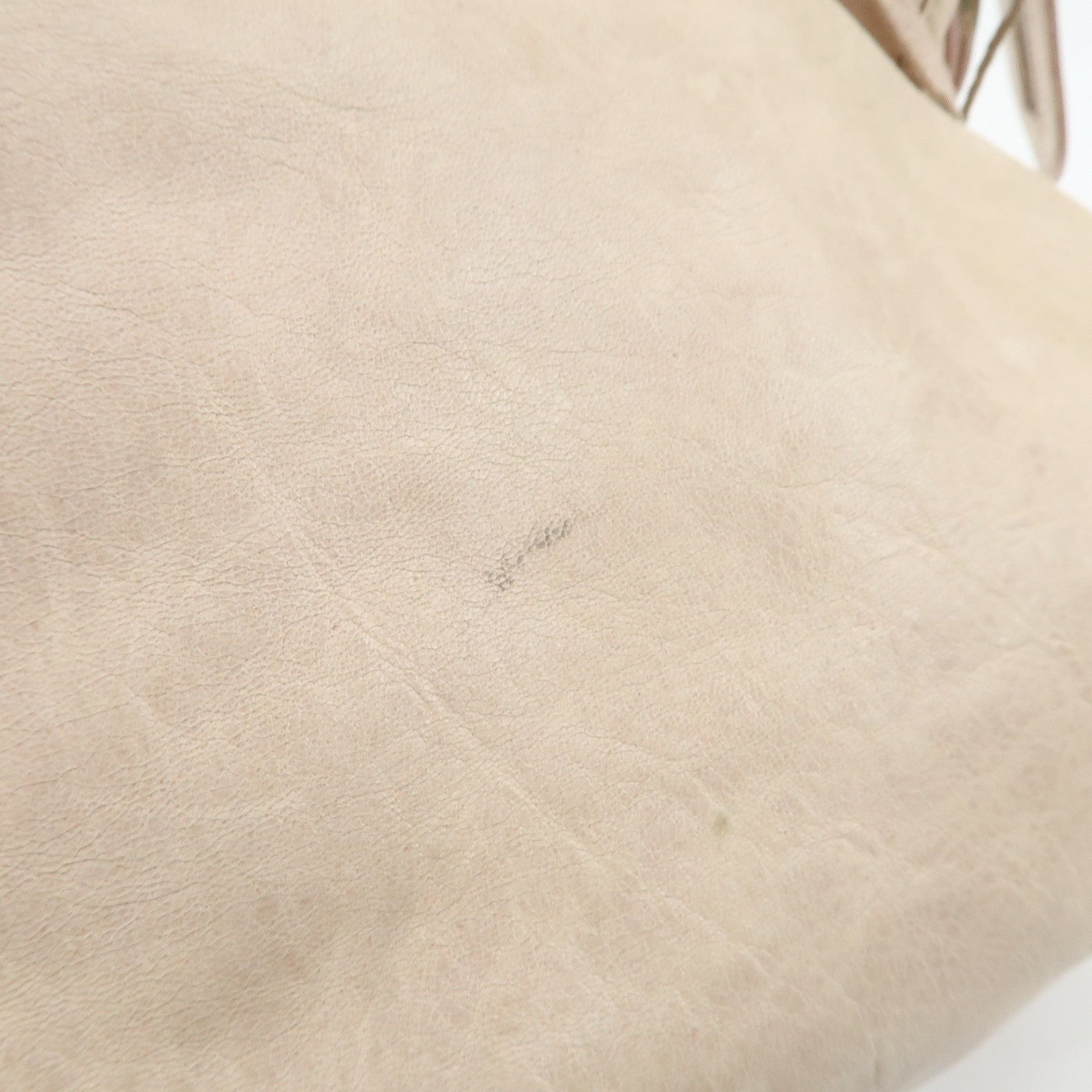 BALENCIAGA The City Leather 2Way Shoulder Bag Beige 115748 Used