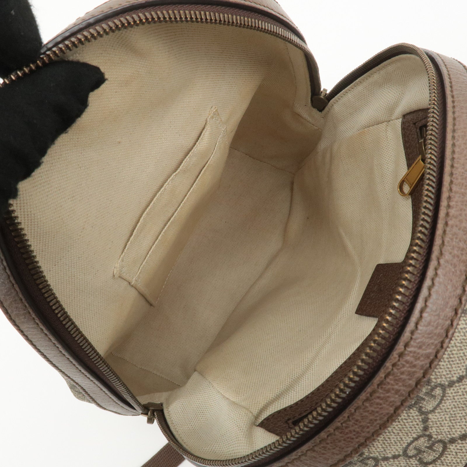 GUCCI Ophidia Sherry GG Supreme Leather Small Backpack 547965 Used