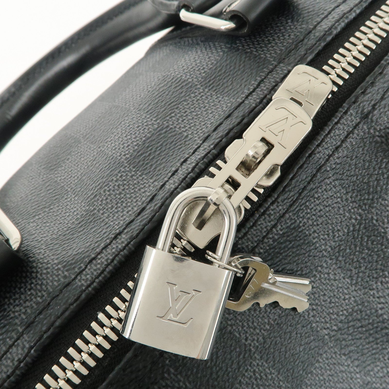 Louis Vuitton Damier Graphite Keepall Bandouliere 45 N41418 Used