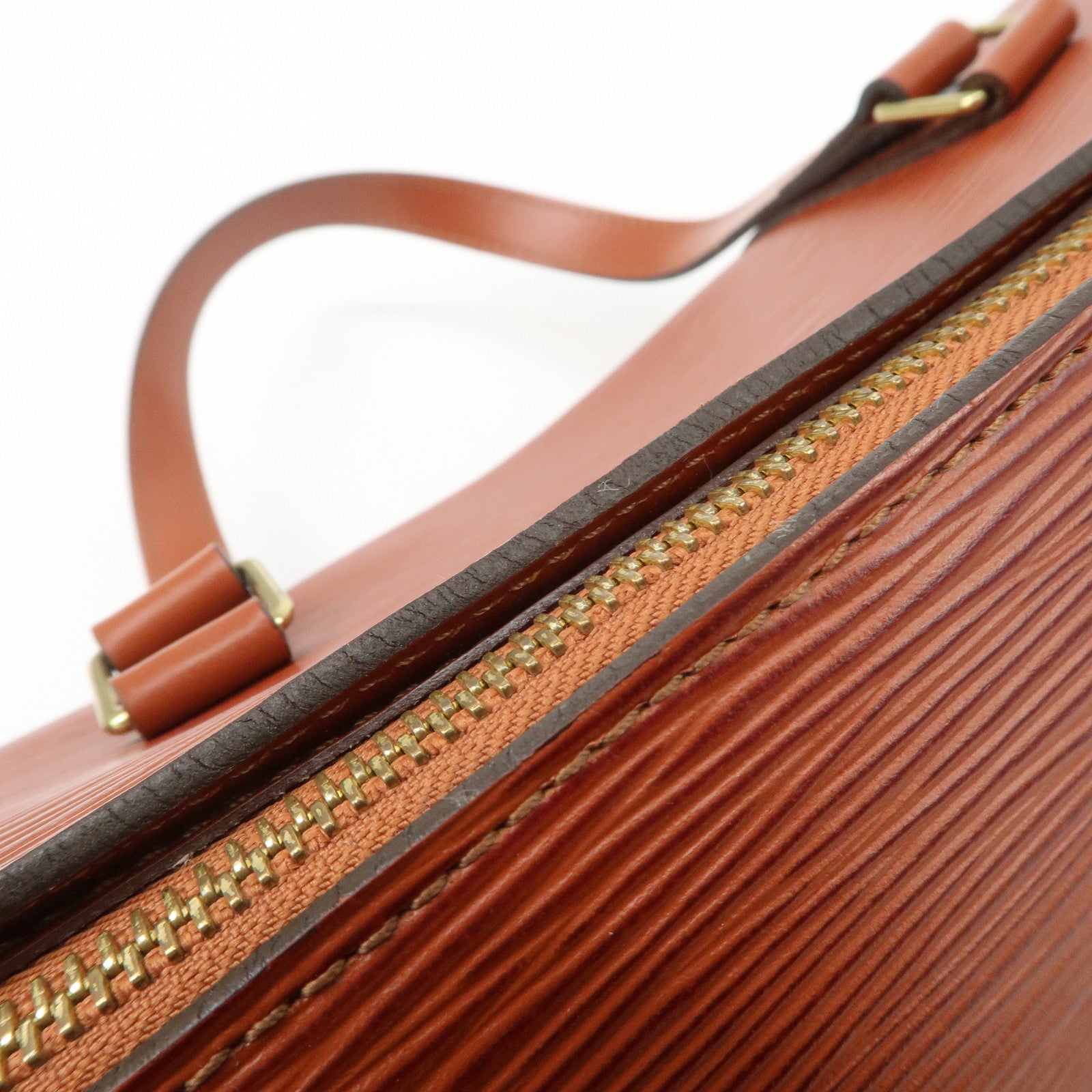 Louis Vuitton Epi Soufflot Shoulder Bag Kenya Brown M52223 Used
