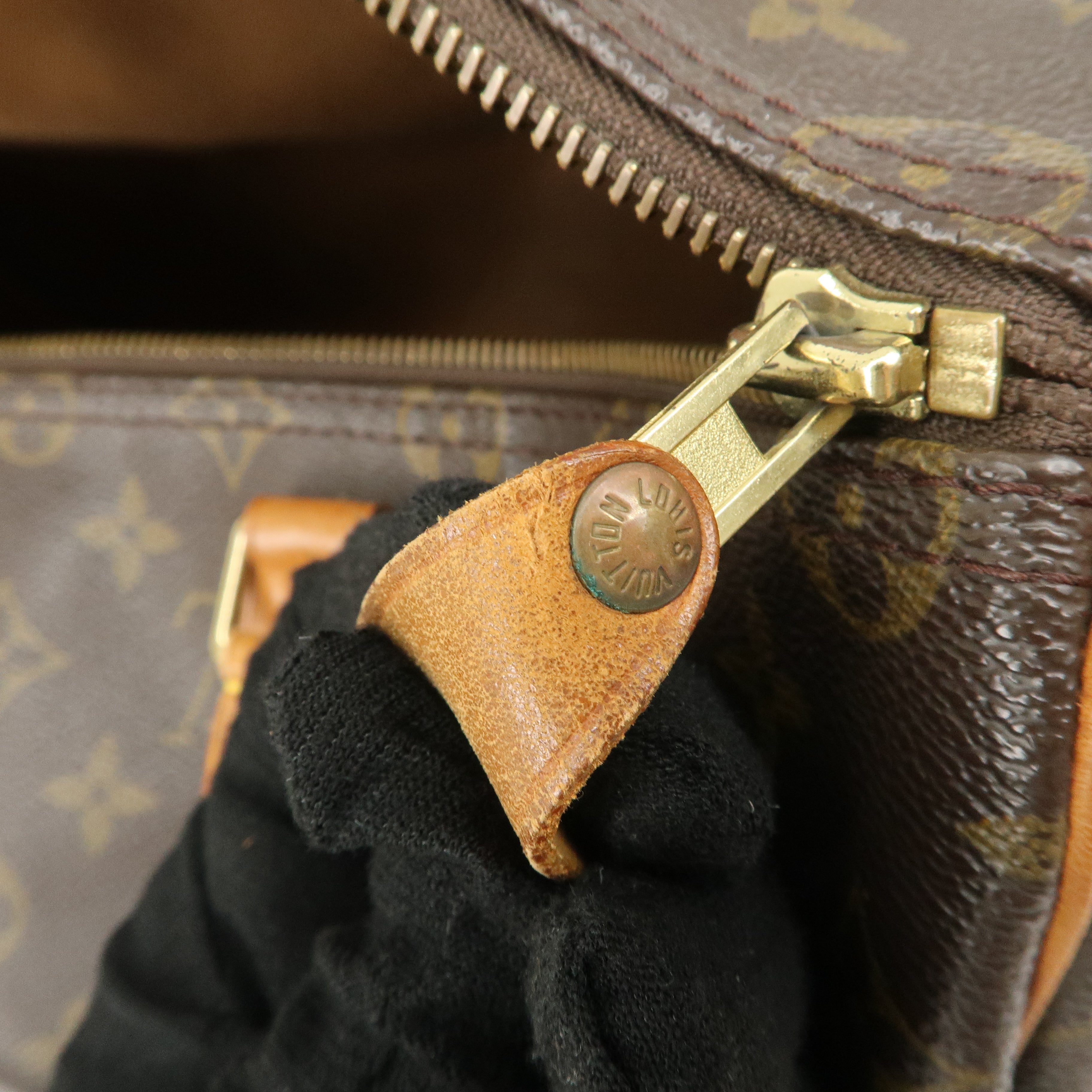 Louis Vuitton Monogram Speedy 35 Hand Bag Boston Bag M41524 Used