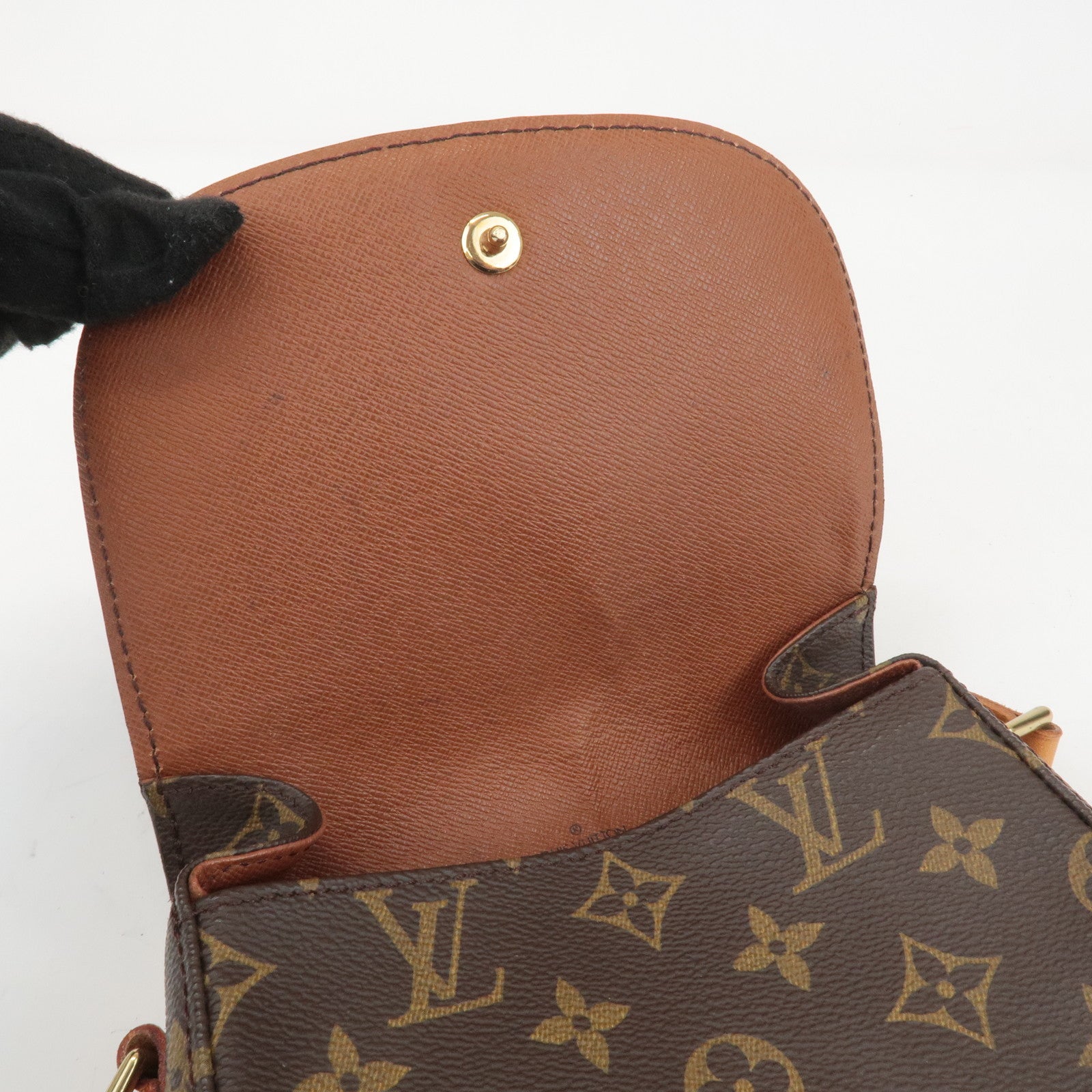 Louis Vuitton Monogram Mini Saint Cloud Shoulder Bag M51244 Used