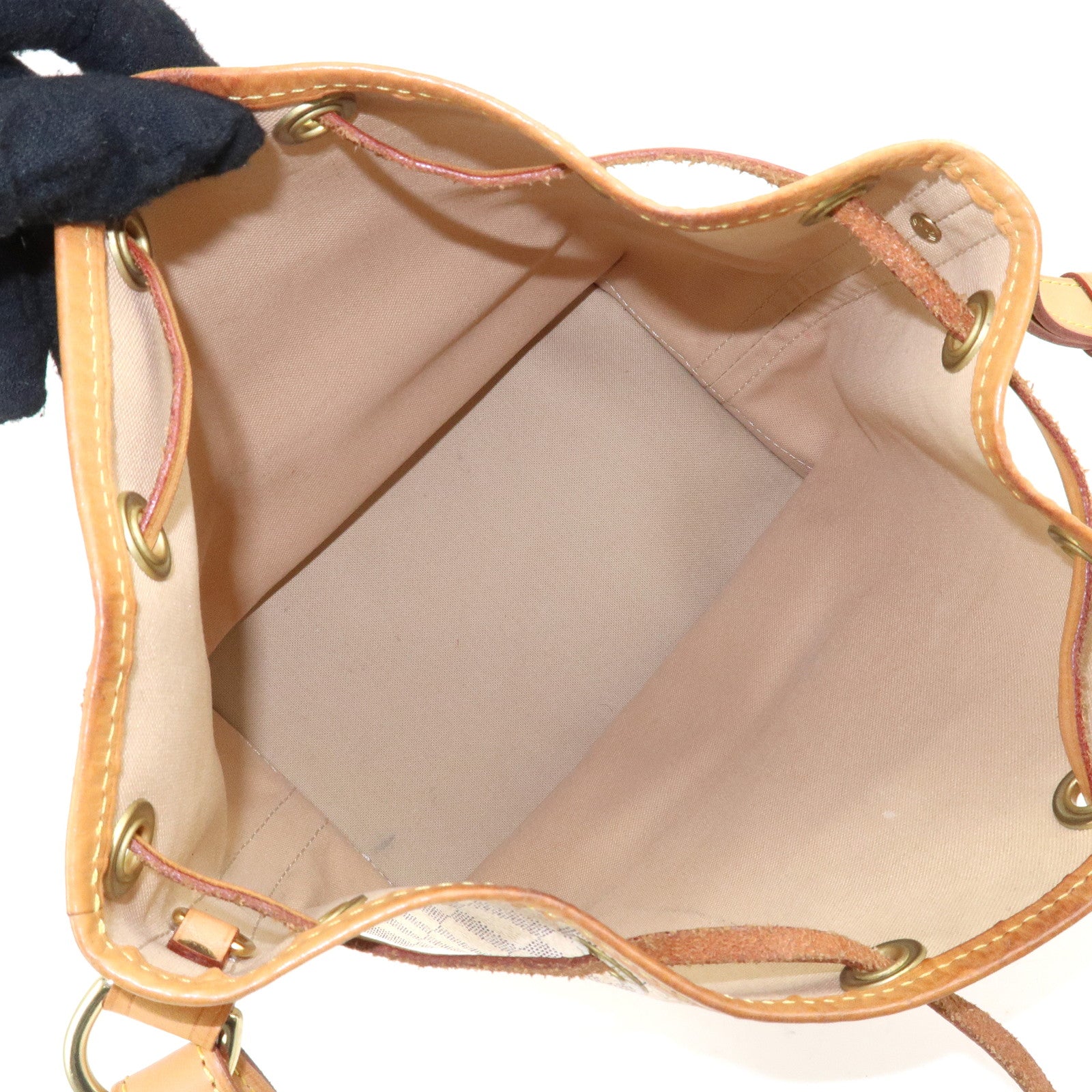 Louis Vuitton Damier Azur Noe BB Shoulder Bag N41220 Used