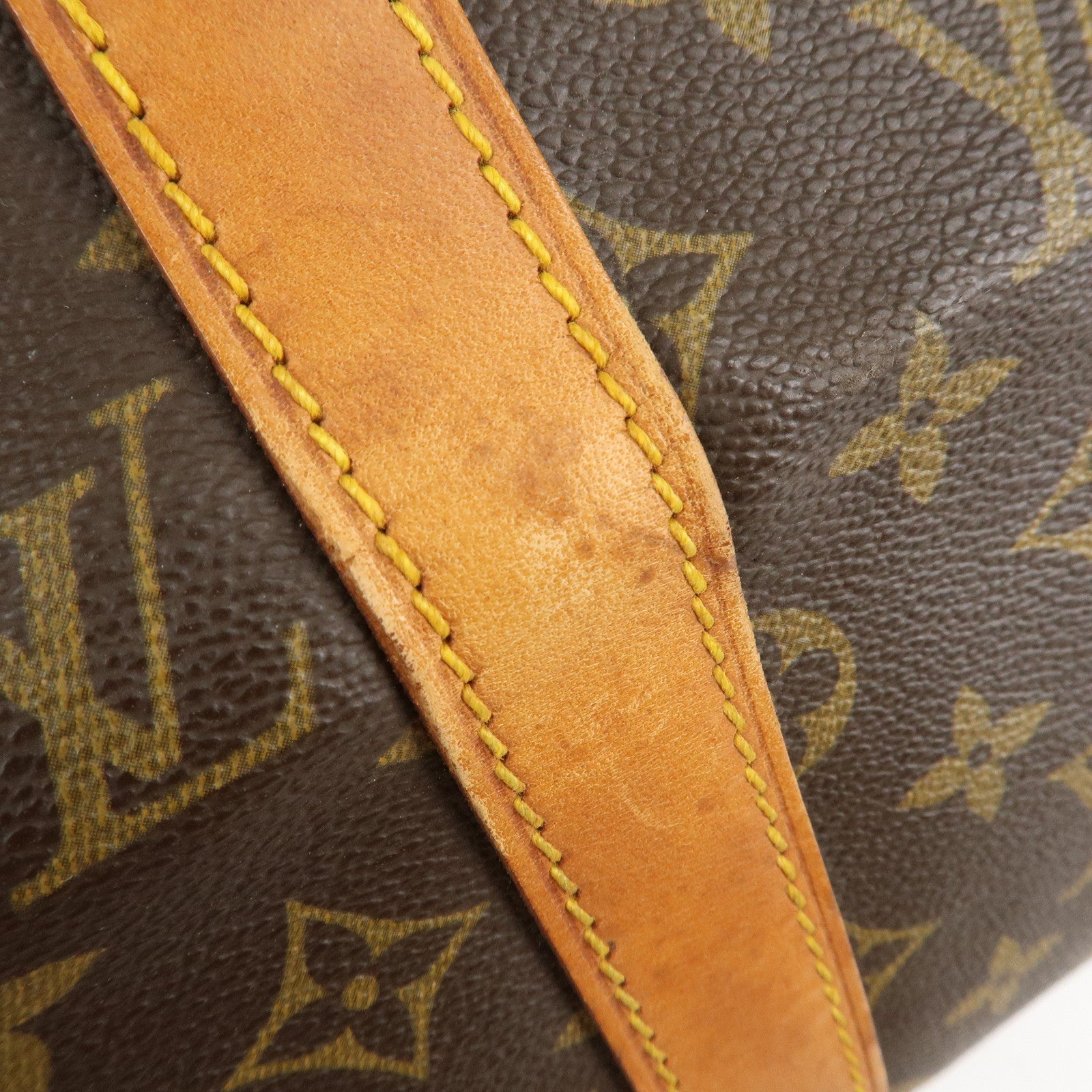 Louis Vuitton Monogram Keep All 50 Boston Bag Brown M41426 Used