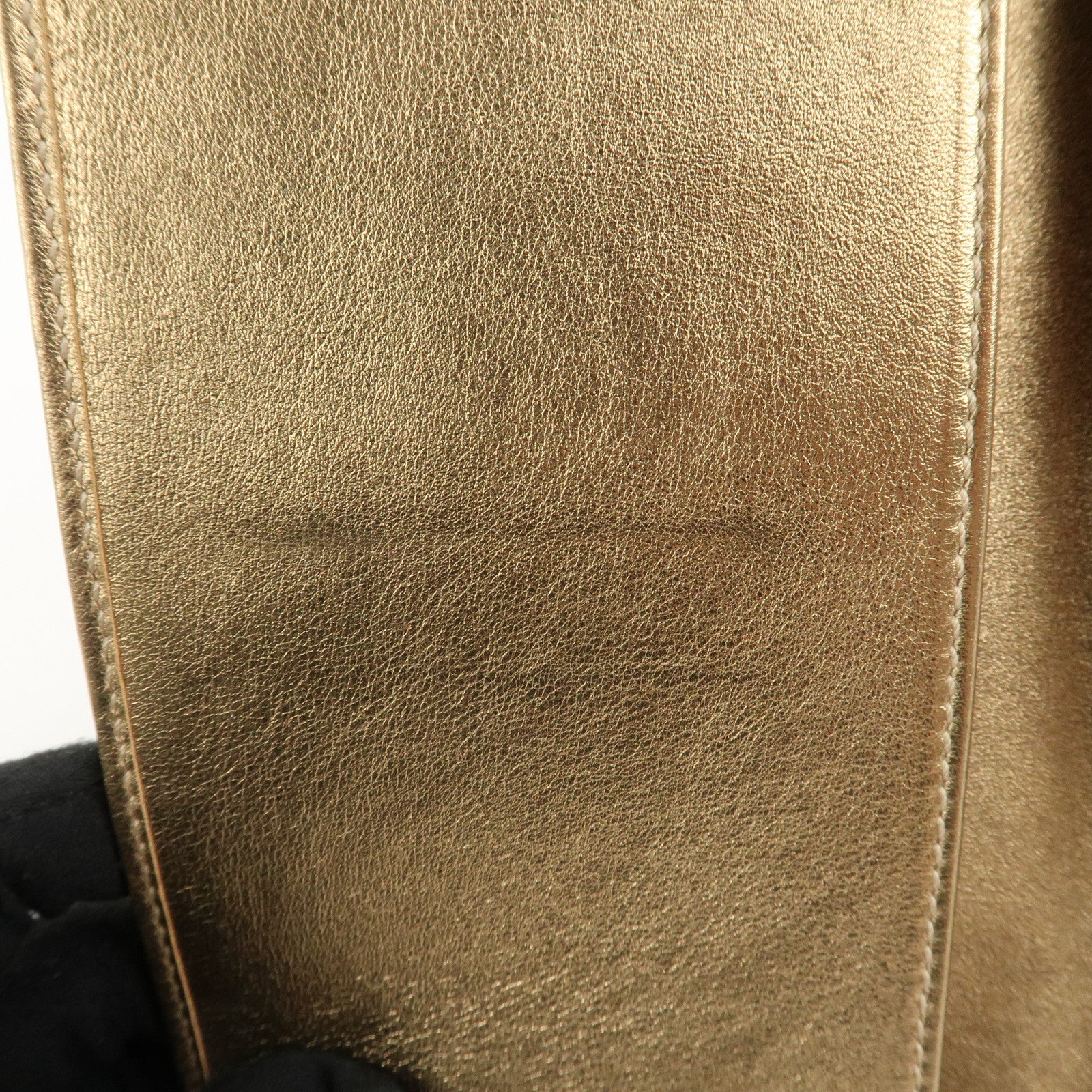 GUCCI Princy GG Satin Leather W Hook Bifold LongWallet 167464 Used