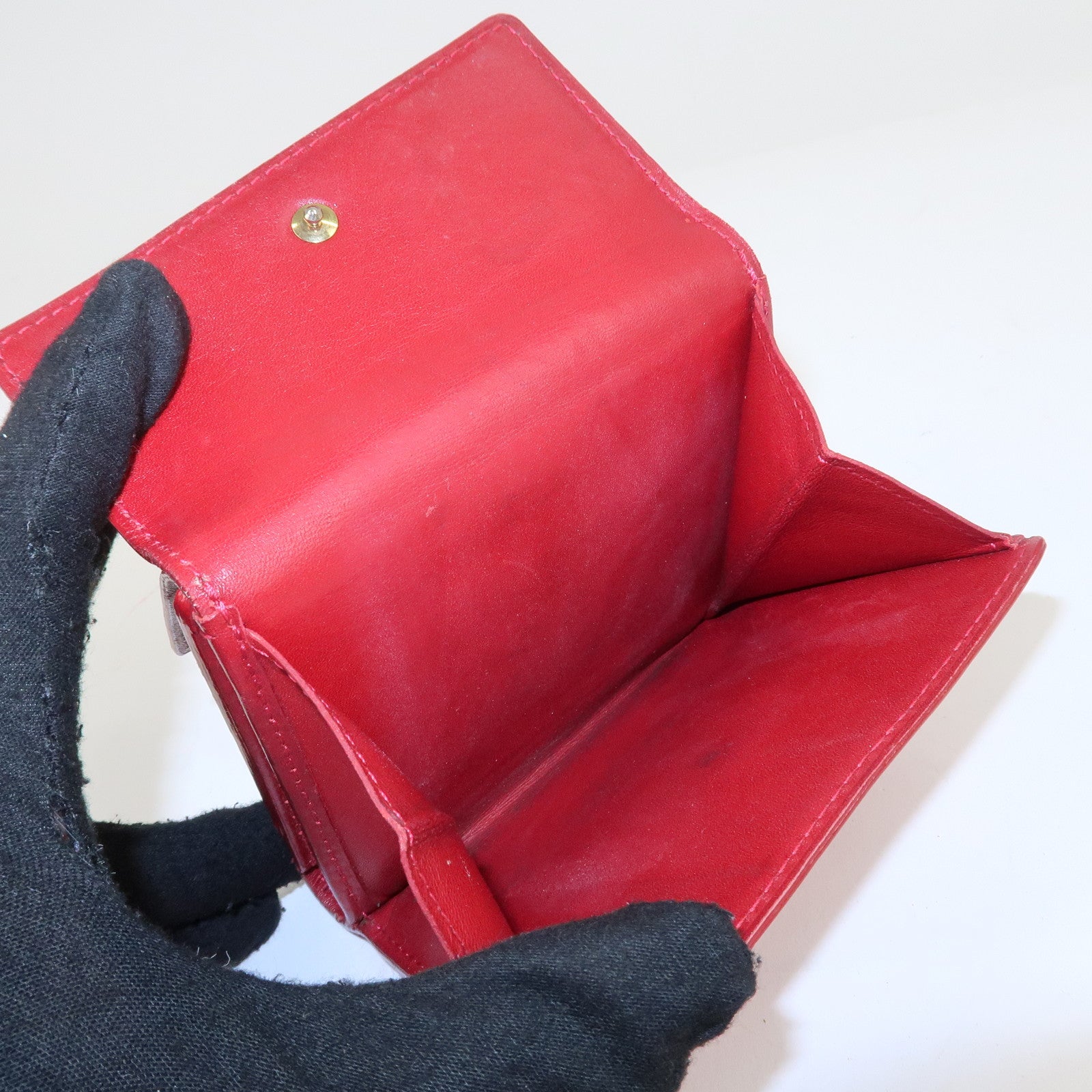 Louis Vuitton Set of 2 Monogram Vernis Wallet M91981 M91982 Used