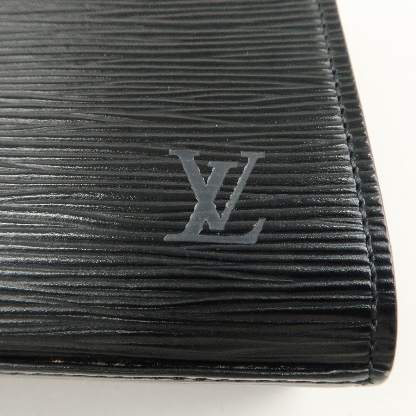 Louis Vuitton Epi Leather Malesherbes Hand Bag Black M523 72 Used