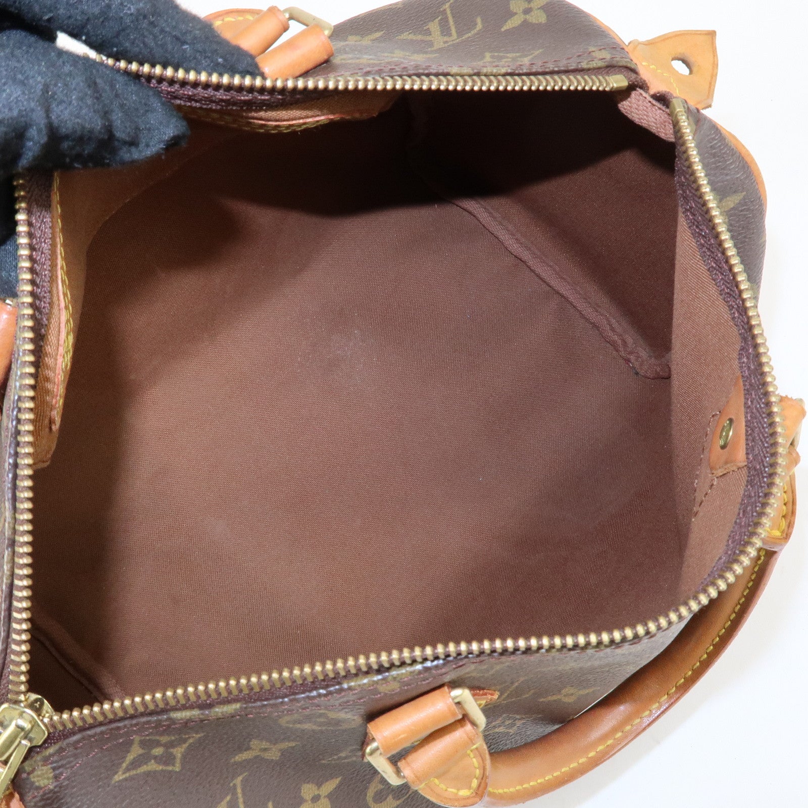 Louis Vuitton Monogram Speedy 30 Hand Bag Boston Bag M41526 Used