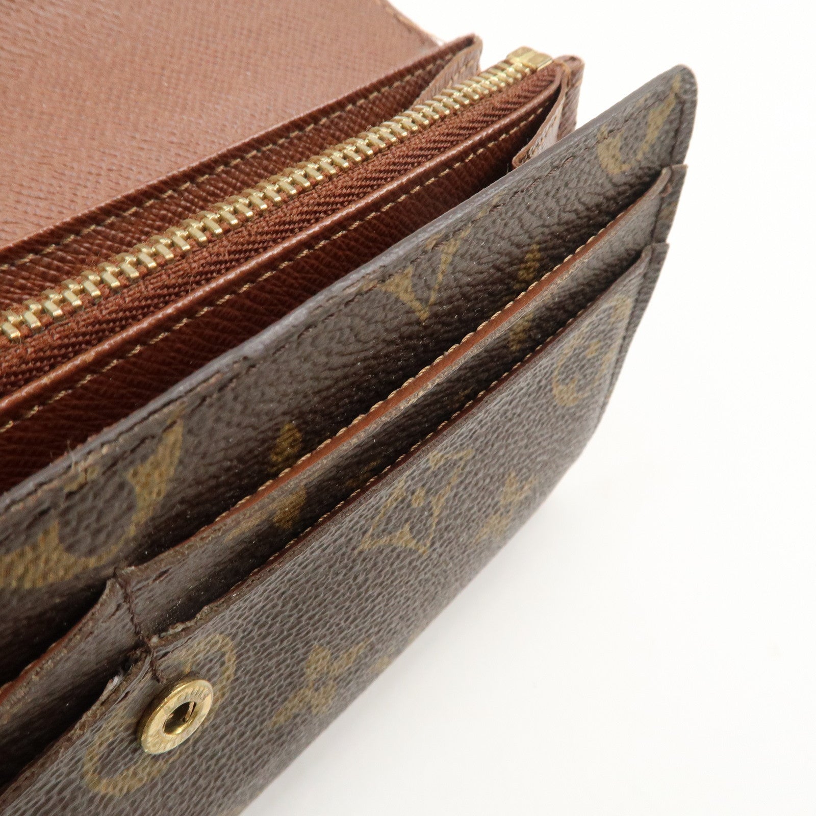 Louis Vuitton Monogram Portefeuille Sarah Long Wallet M61734 Used