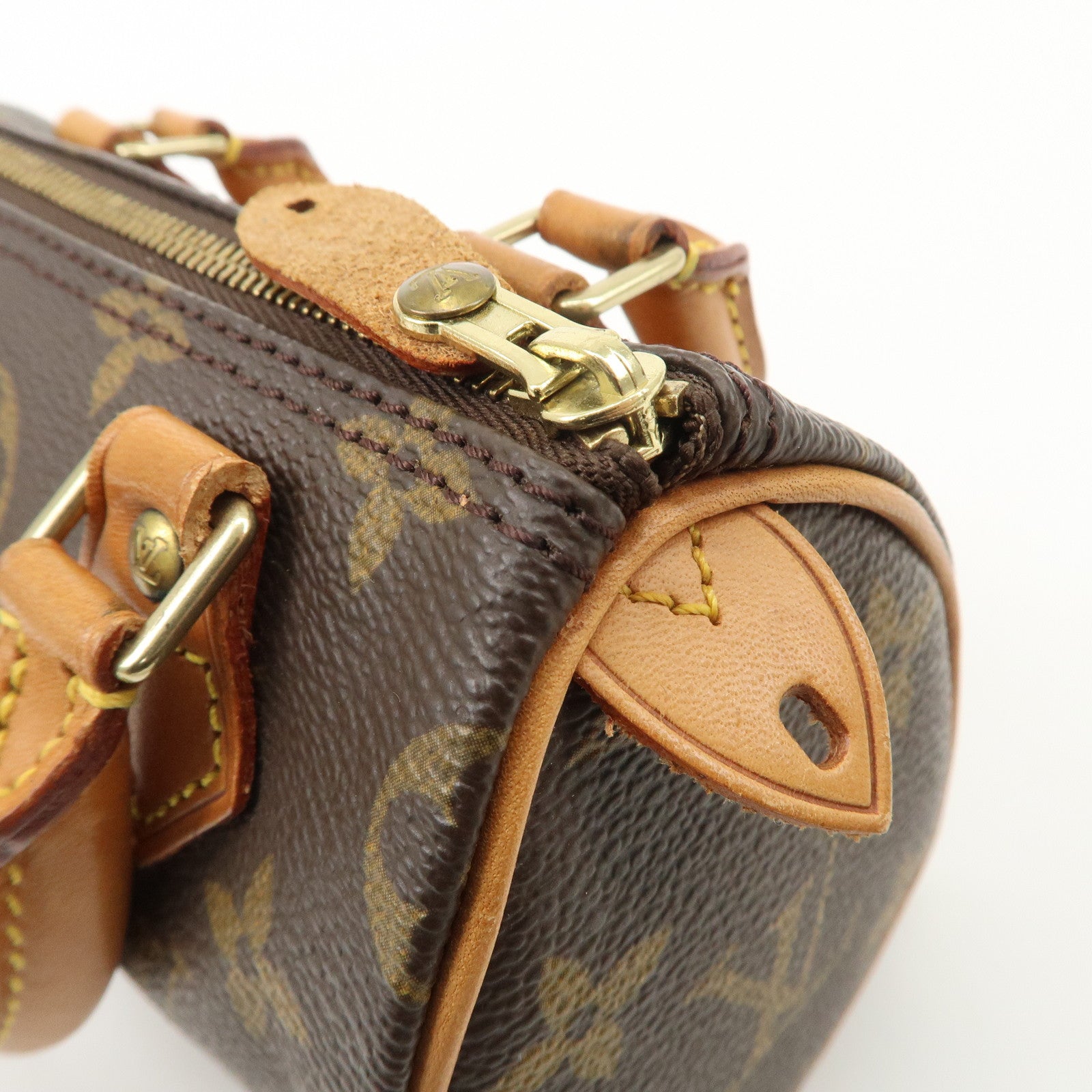 Louis Vuitton Monogram Mini Speedy & Strap M41534 J75010 Used