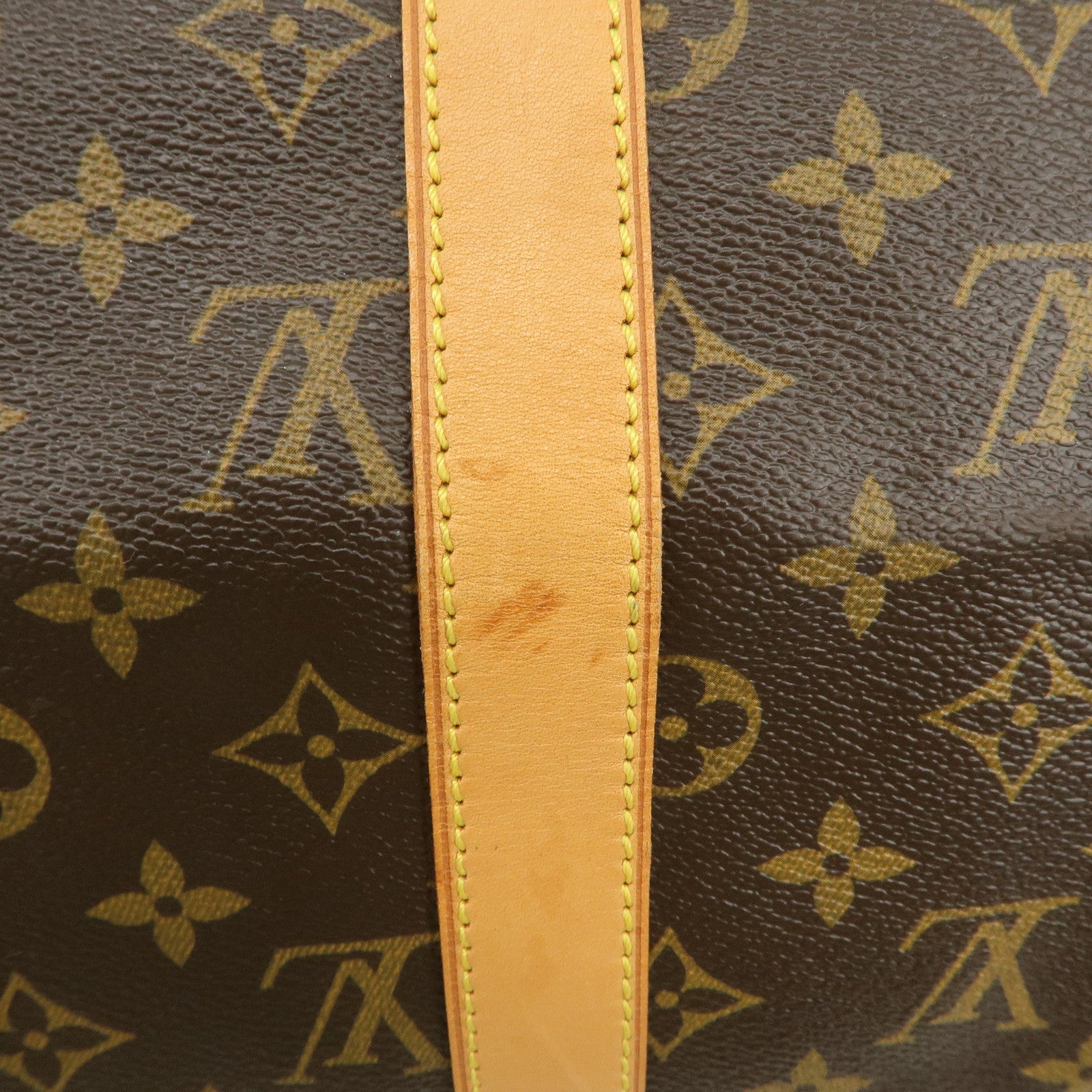 Louis Vuitton Monogram Keep All 50 Boston Bag Brown M41426 Used