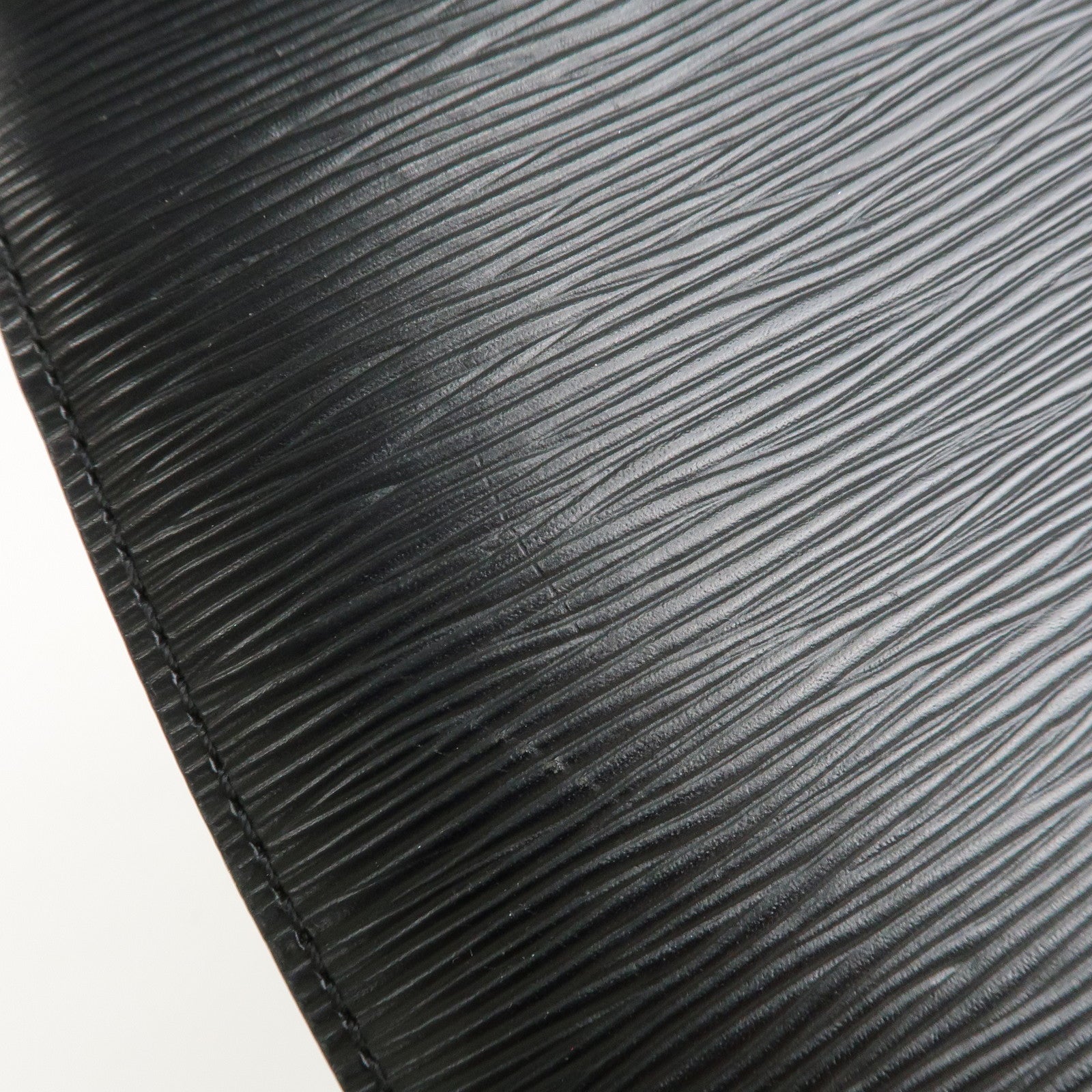 Louis Vuitton Epi Pont Neuf Hand Bag Gold HDW Noir Black M52052 Used