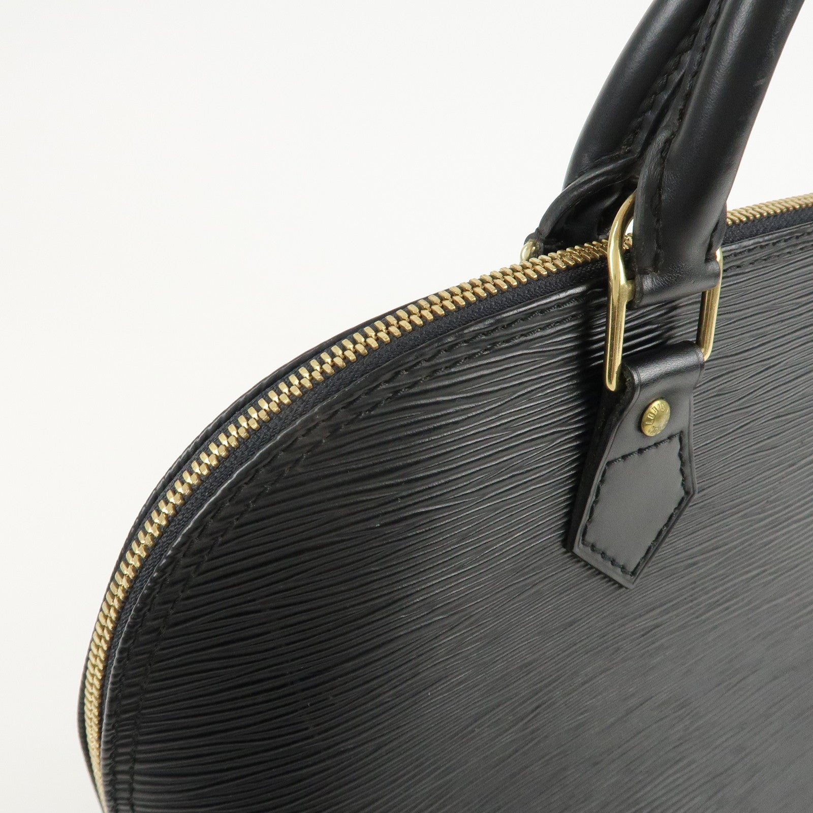 Louis Vuitton Epi Alma Hand Bag Noir Black M52142 Used