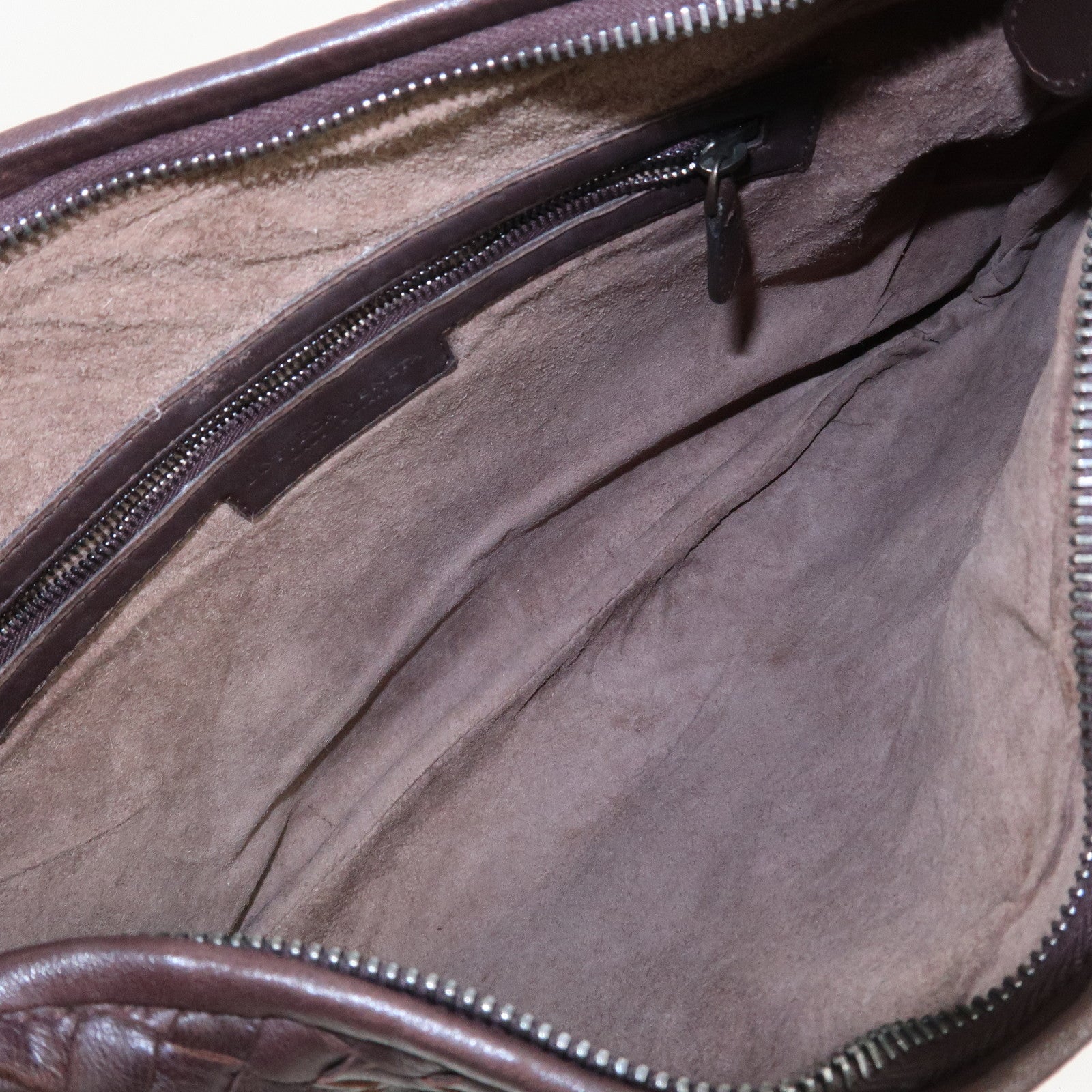 BOTTEGA VENETA Hobo Intrecciato Leather Shoulder Bag Brown 115653 Used