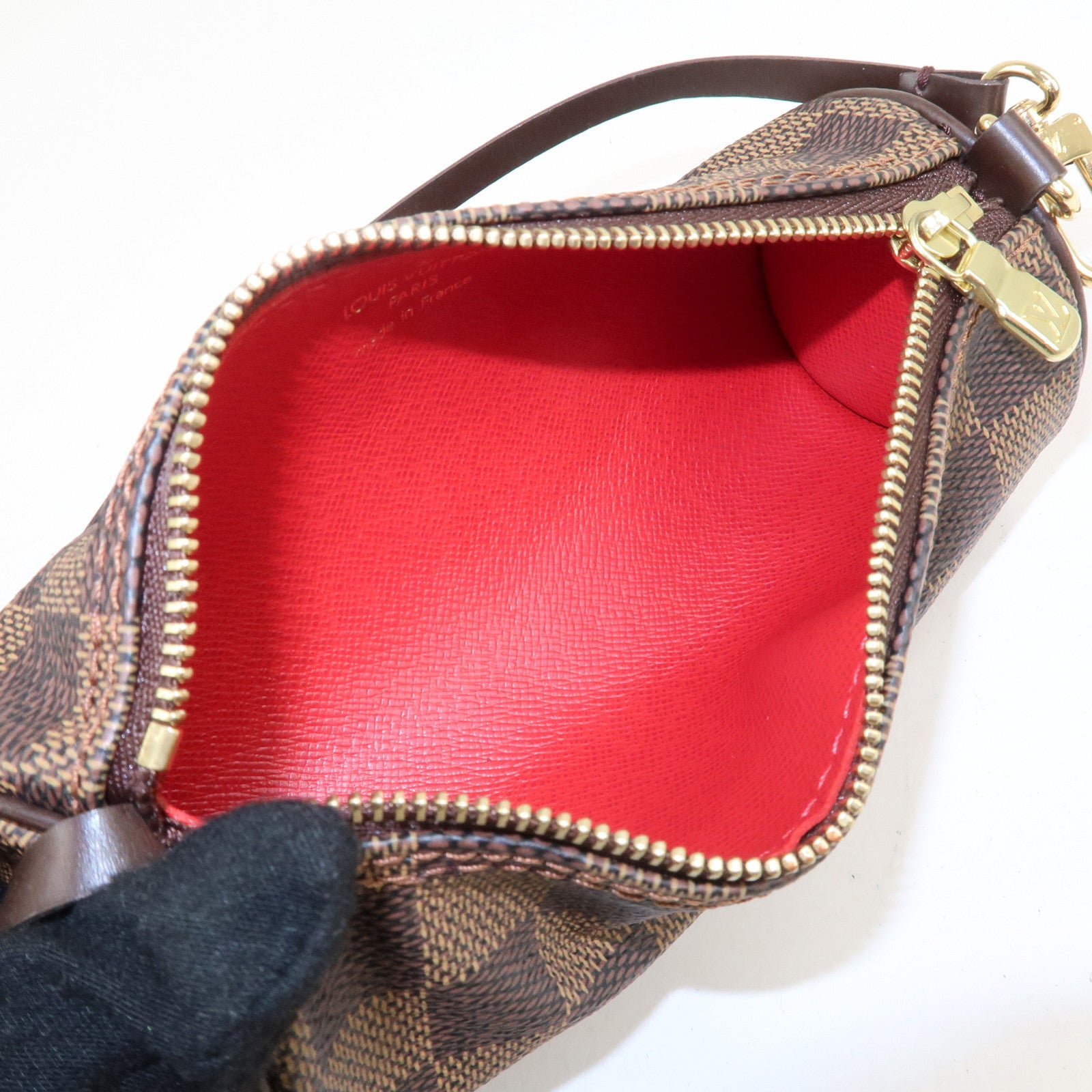 Louis Vuitton Damier Ebene Papillon Pouch for Papillon Bag Used