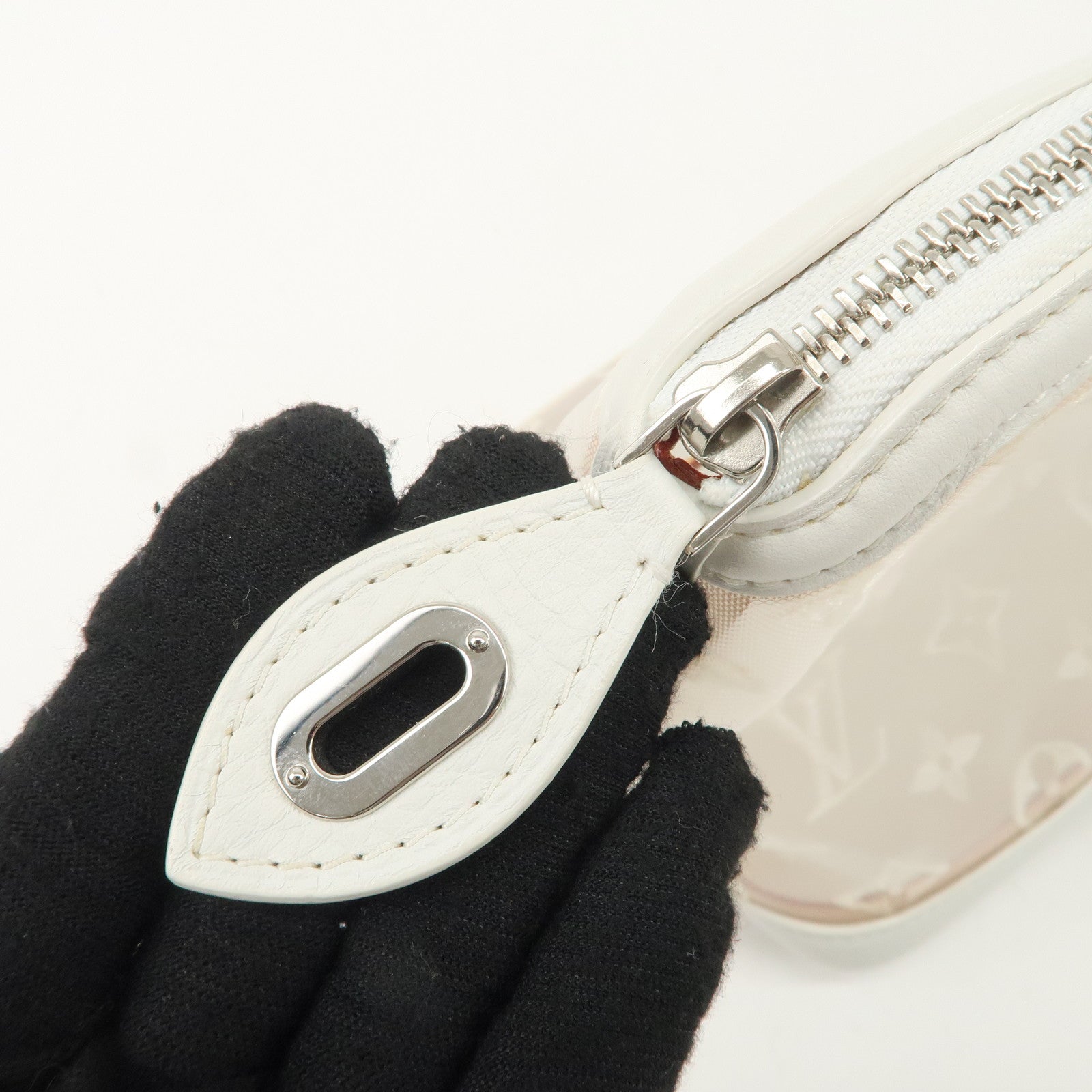 Louis Vuitton Monogram Transparence Lock It East West Bag M40701 Used