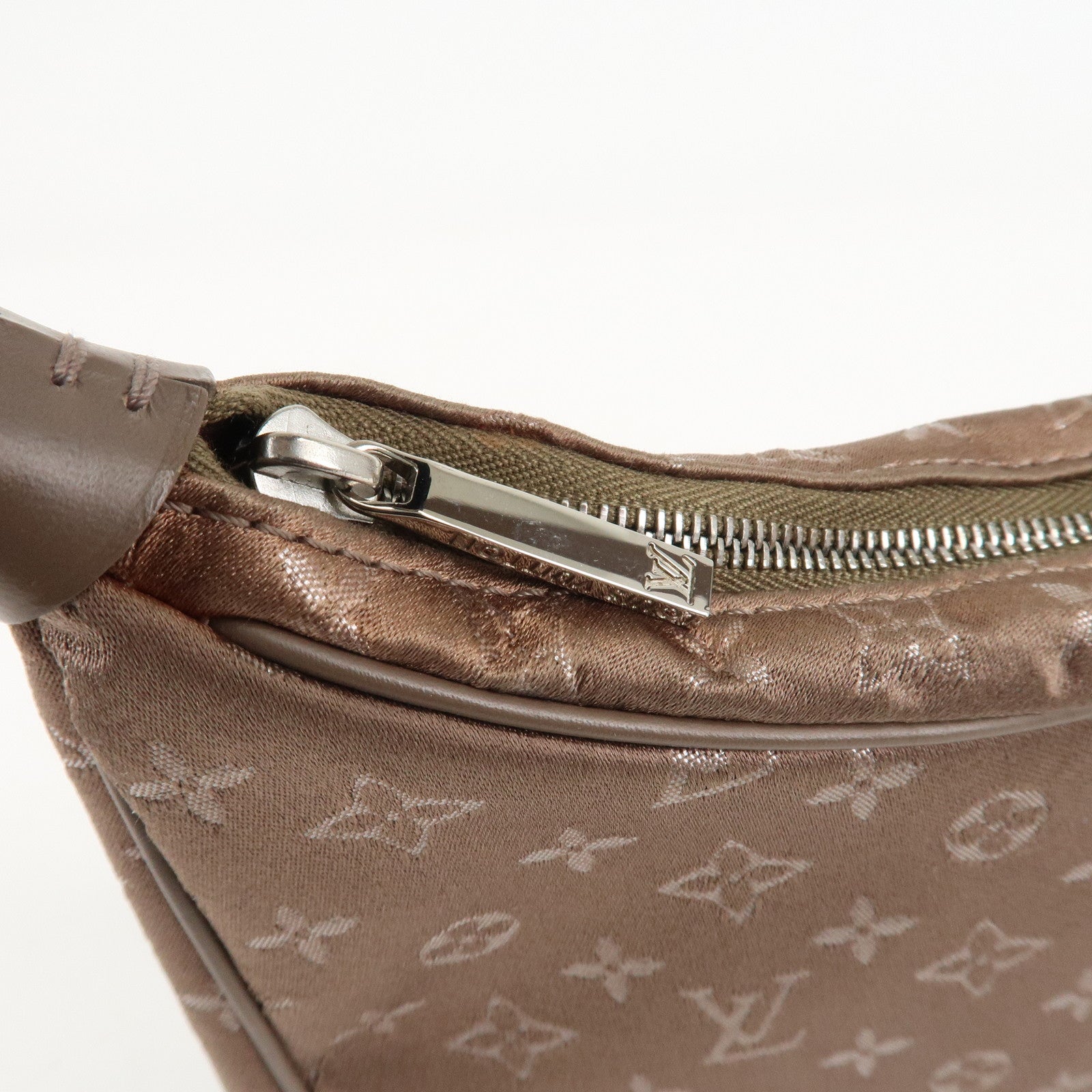 Louis Vuitton Monogram Satin Little Boulogne Hand Bag M92143 Used