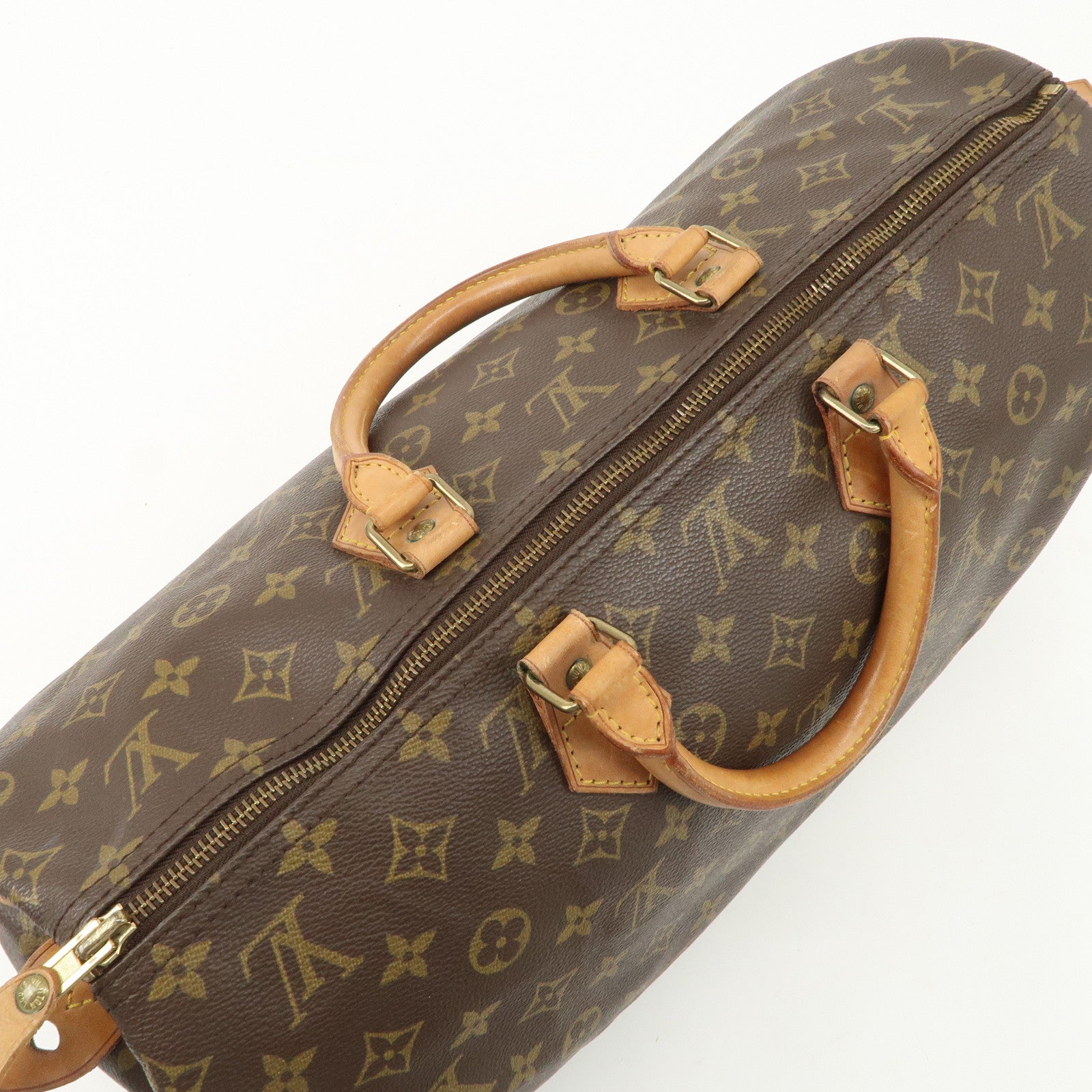 Louis Vuitton Monogram Speedy 40 Hand Bag Boston Bag M41522 Used