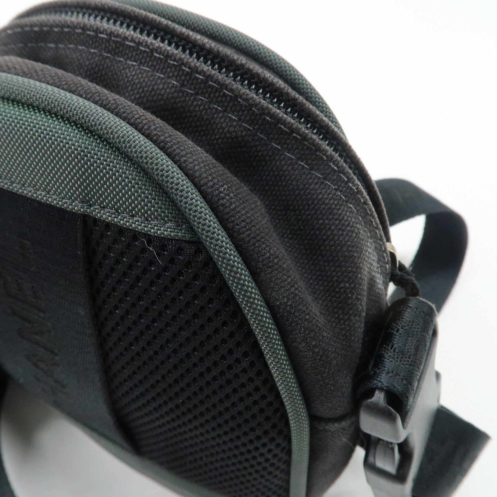 CHANEL COCO Mark Sport Canvas Shoulder Bag Black A23300 Used