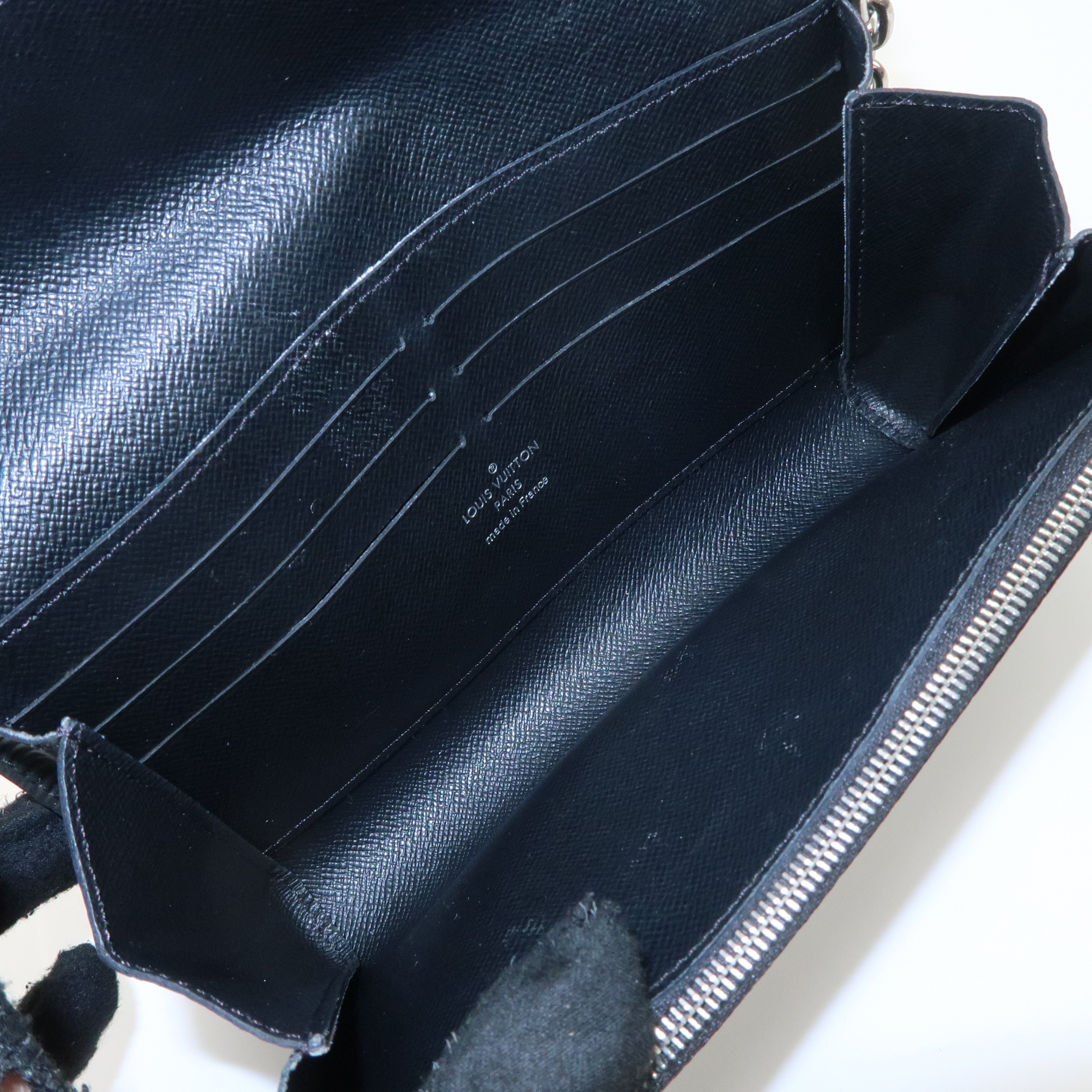 Louis Vuitton Epi Portefeuille Twist Chain Long Wallet WOC M62038 Used