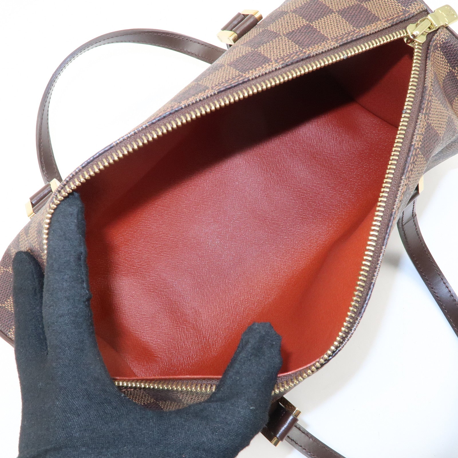 Louis Vuitton Damier Papillon 30 Hand Bag Shoulder Bag N51303 Used