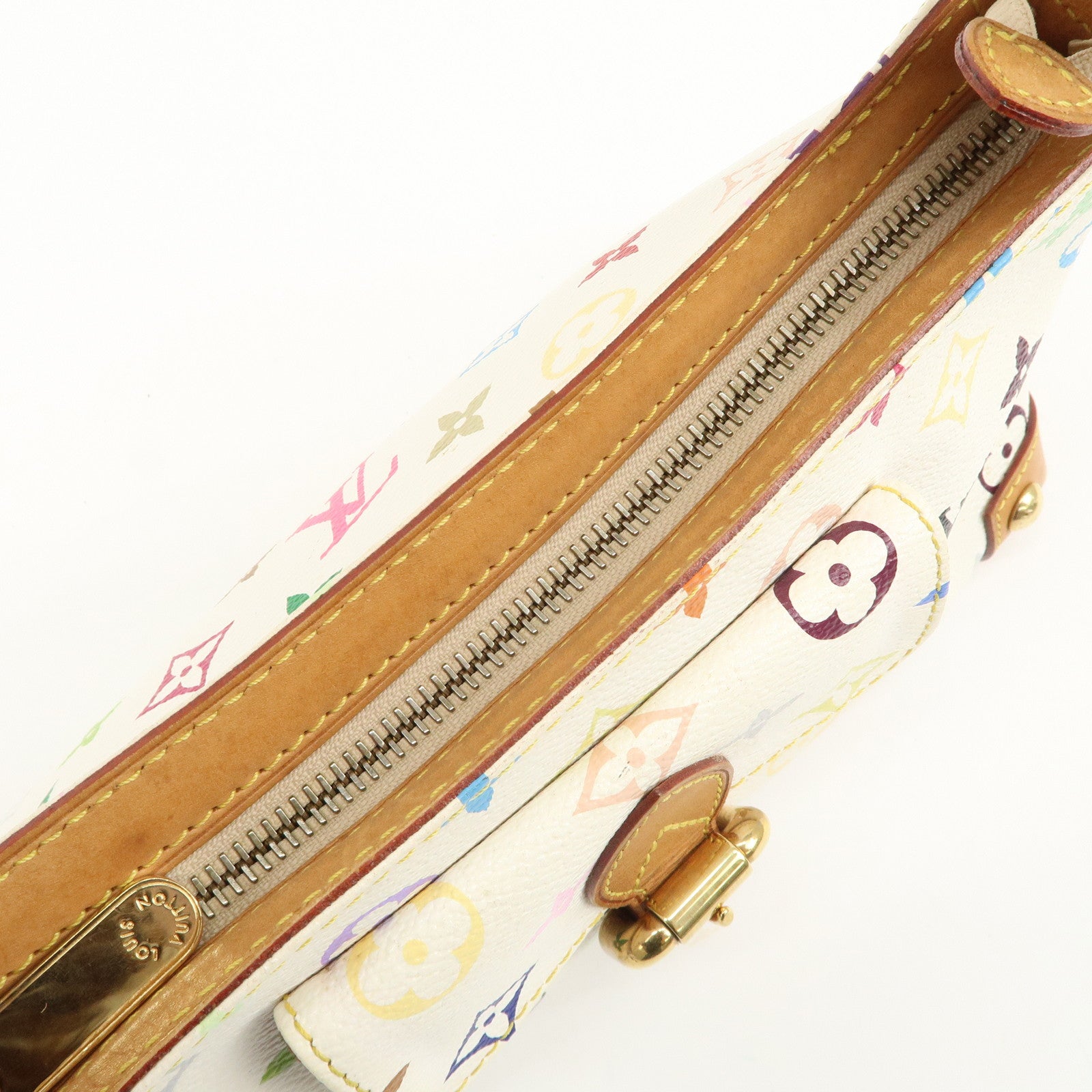 AuthLouis Vuitton Monogram Multicolor Eliza Shoulder Bag Blanc M40098 Used