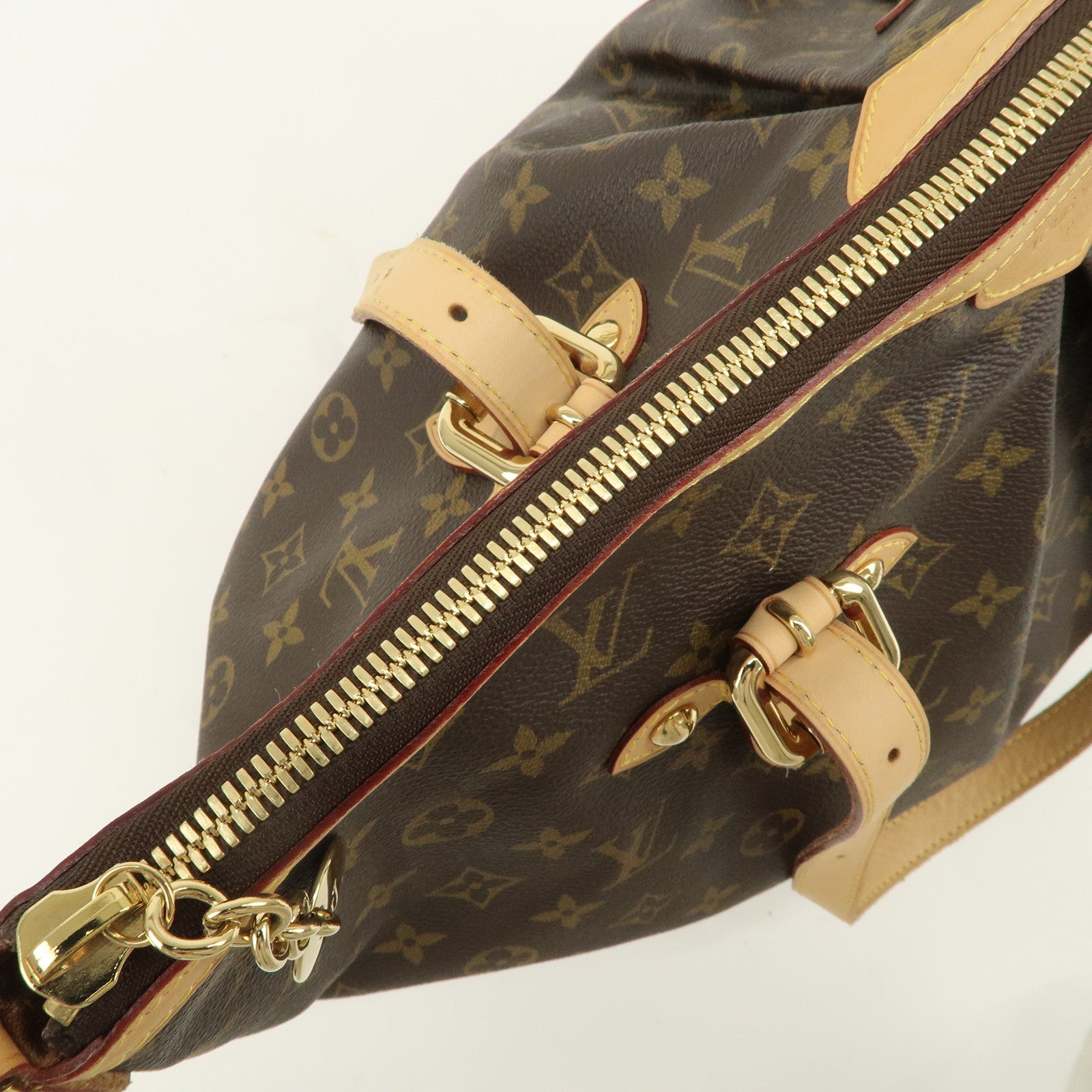 Louis Vuitton Monogram Palermo GM 2Way Hand Bag Brown M40146 Used