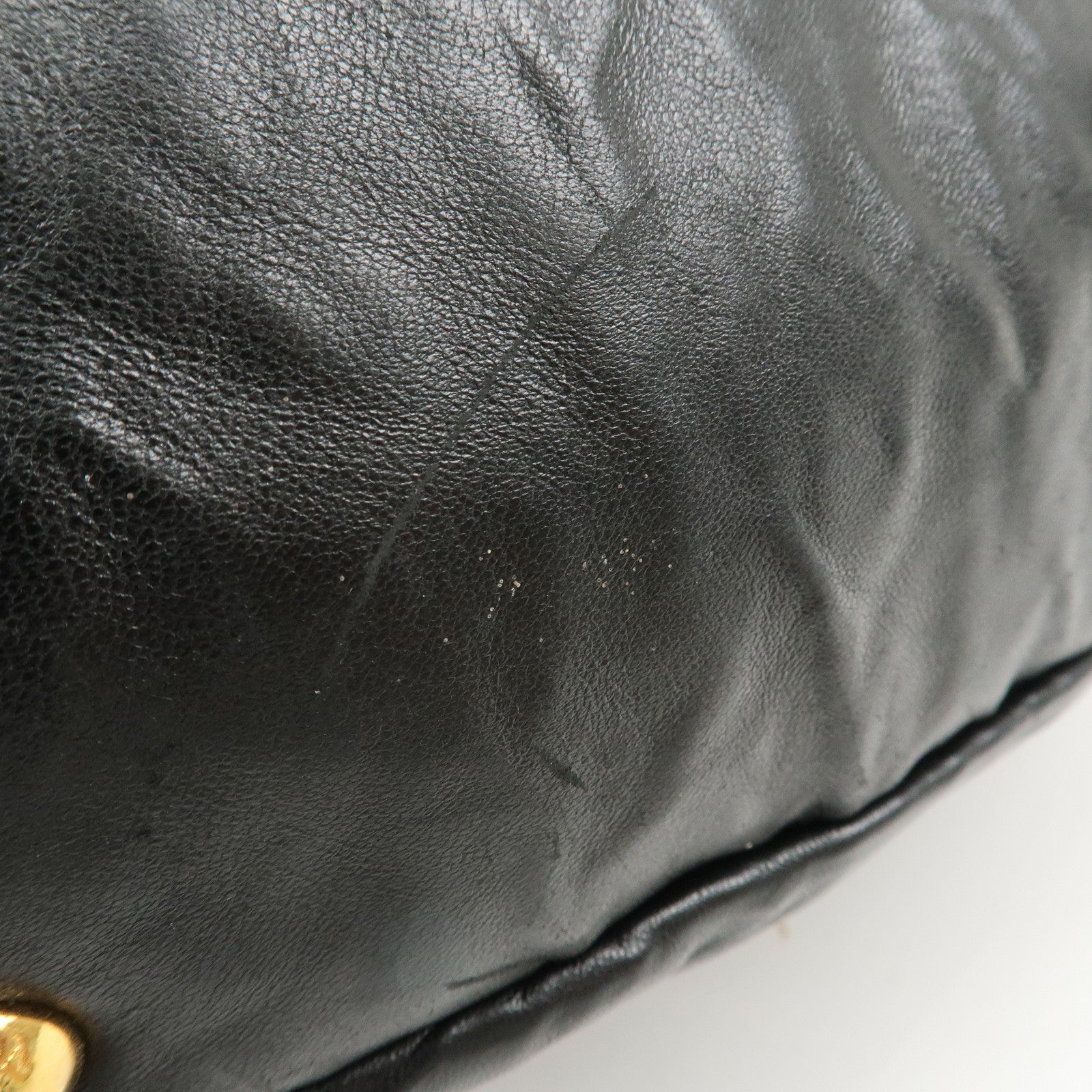 PRADA Leather Ribbon 2Way Bag Hand Bag Shoulder Bag BN1760 Used