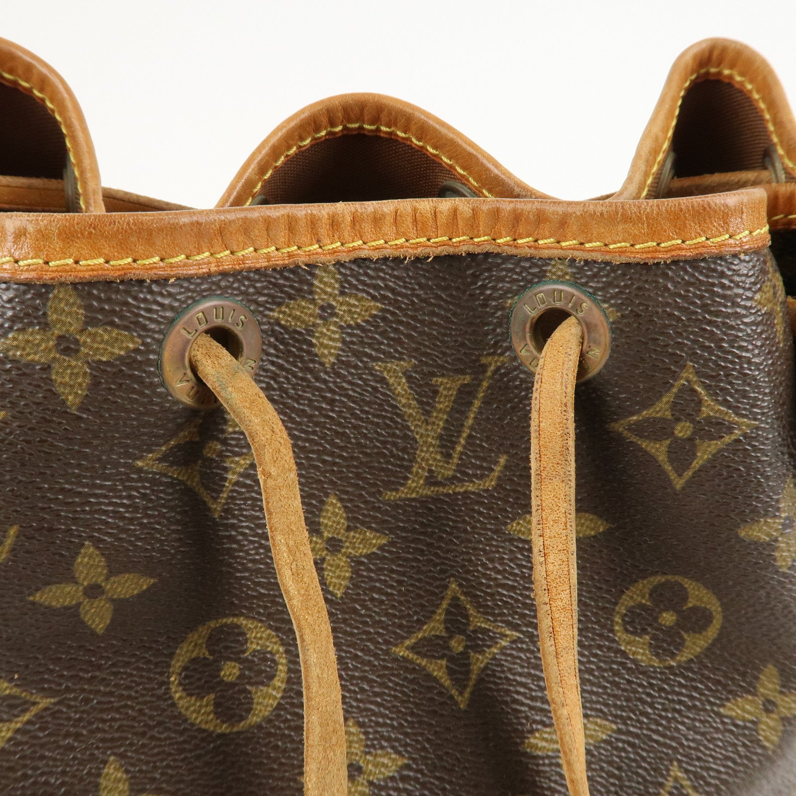 Louis Vuitton Monogram Petit Noe Shoulder Bag Brown M42226 Used