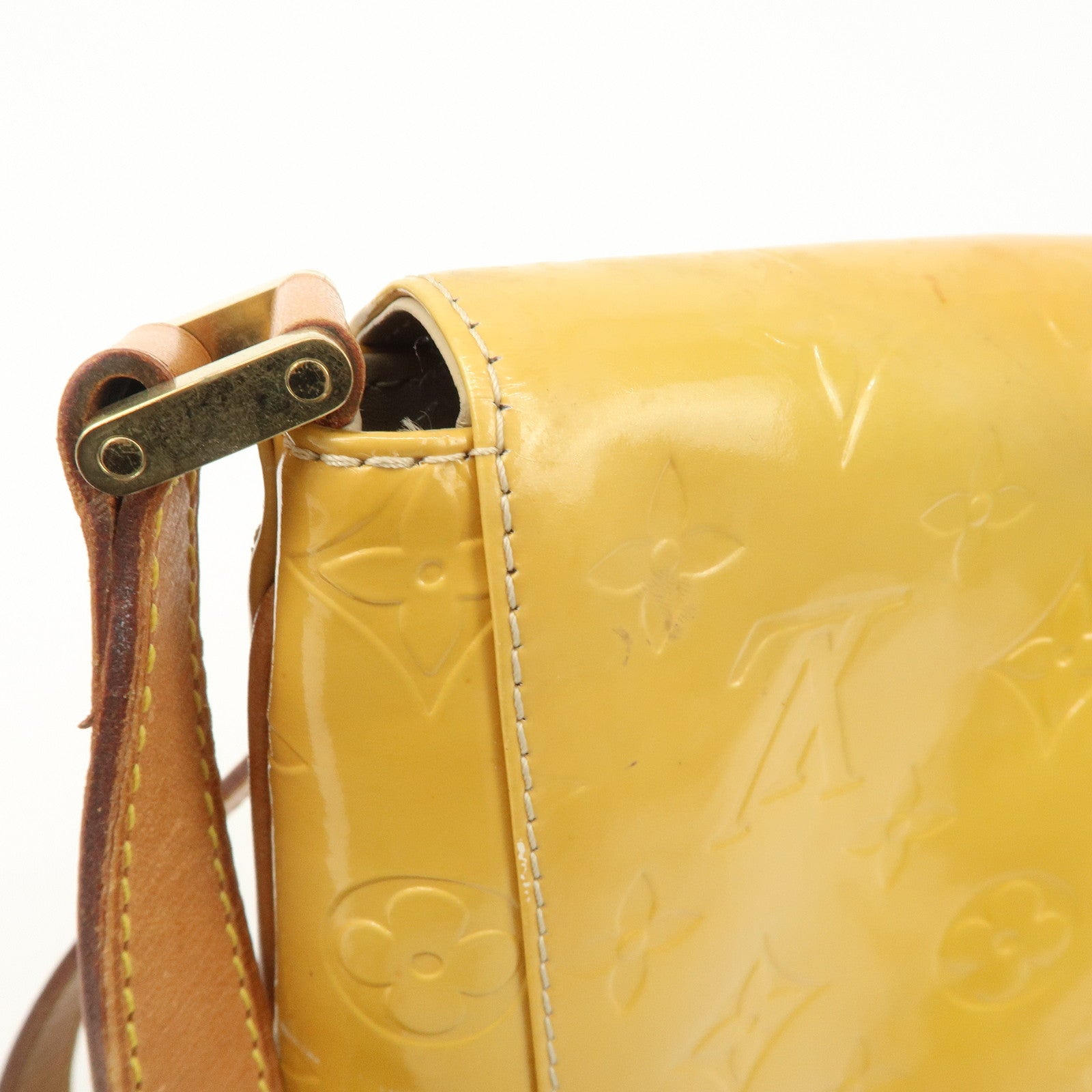 Louis Vuitton Monogram Vernis Thompson Street Jaune M91123 Used
