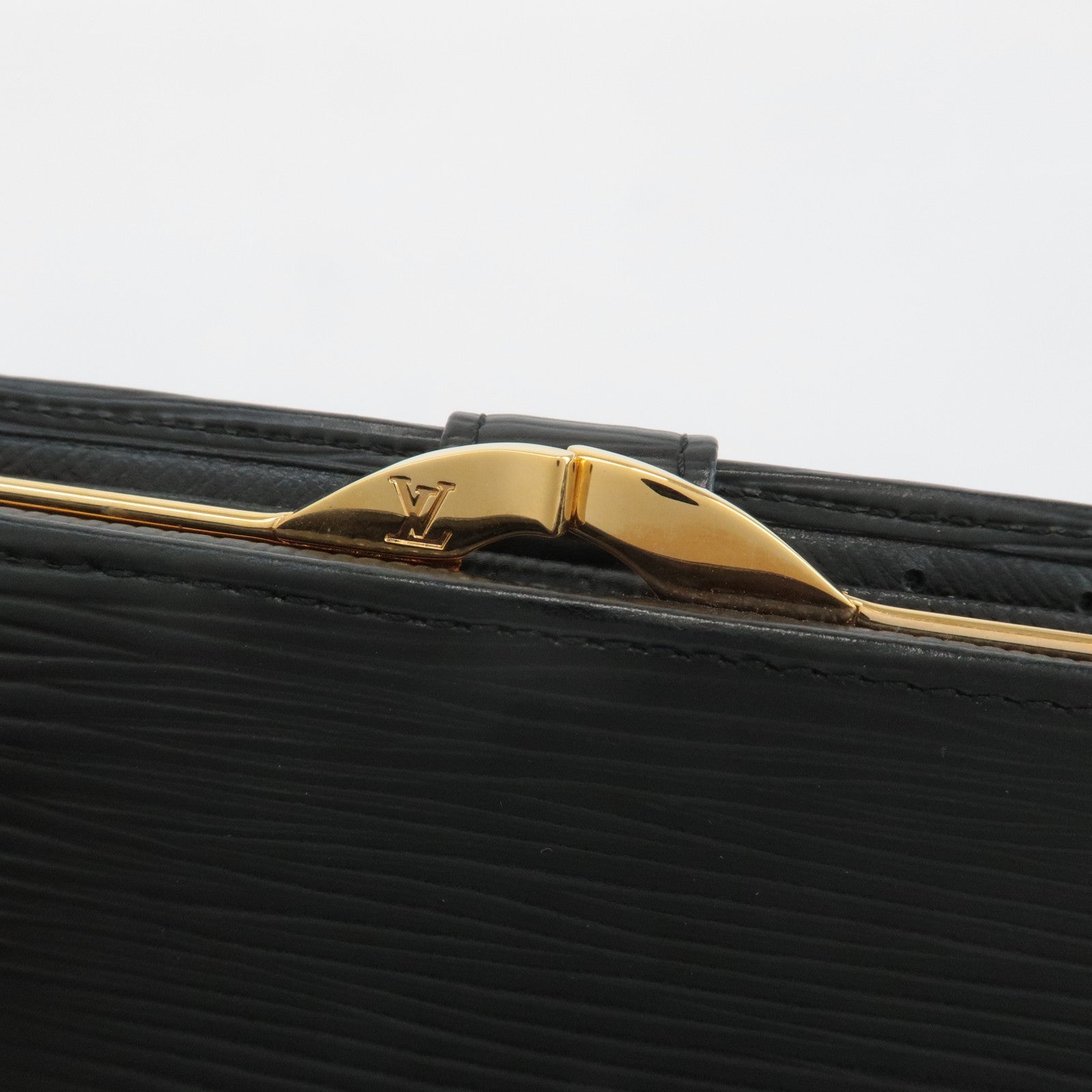 Louis Vuitton Set of 2 Epi Wallet Noir Kenya Brown M63642 M63483 Used