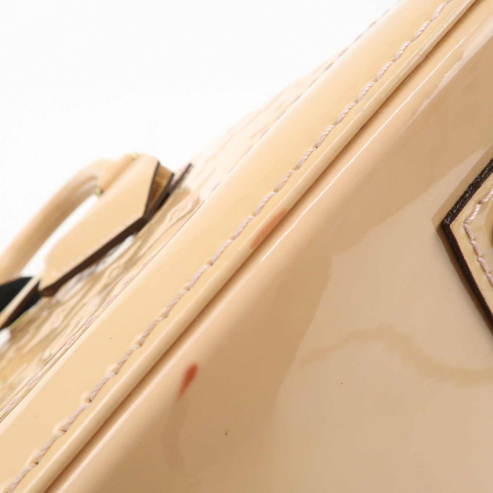 Louis Vuitton Monogram Vernis Alma BB Rose Angelique M90064 Used