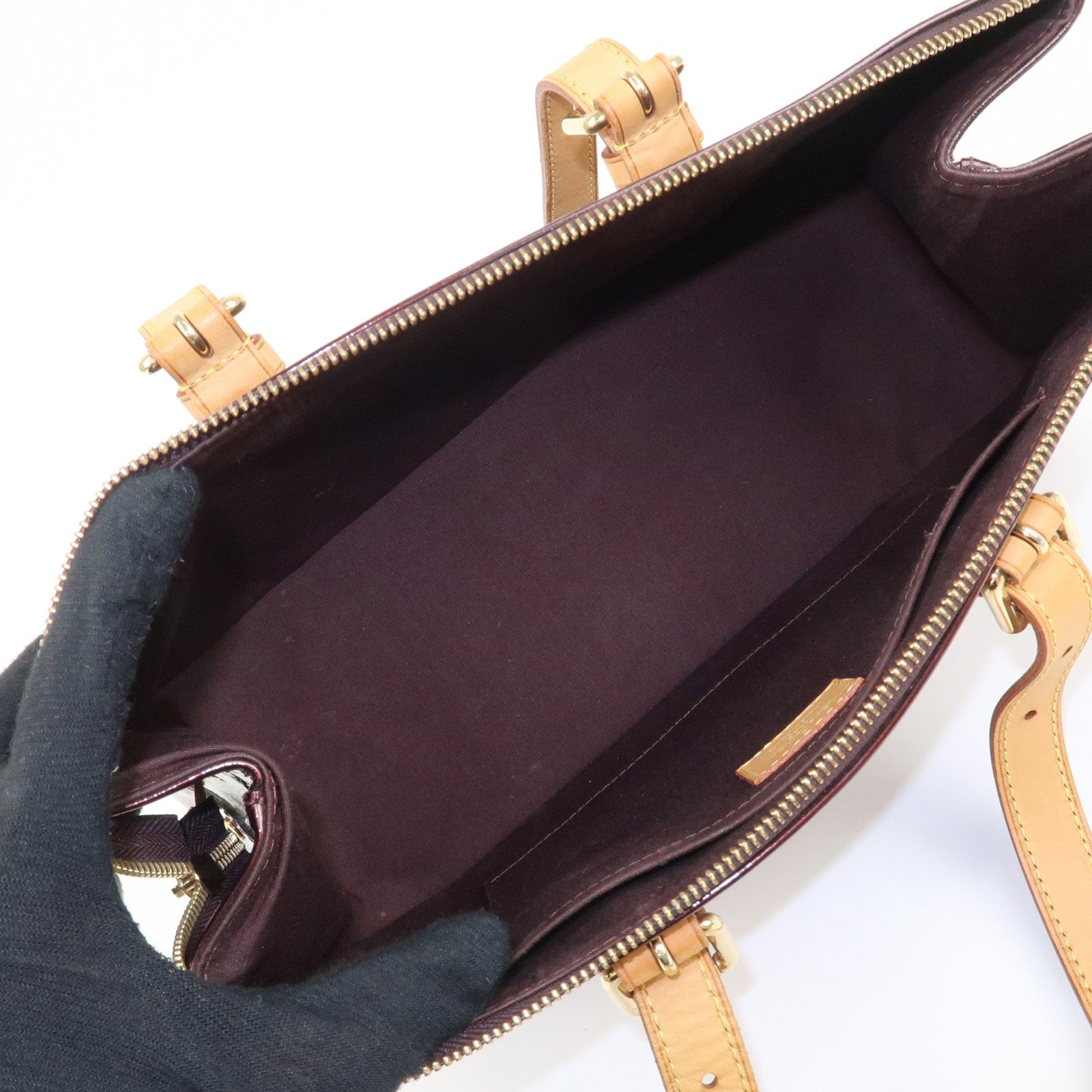 Louis Vuitton Monogram Vernis Rosewood Avenue Hand Bag M93510 Used