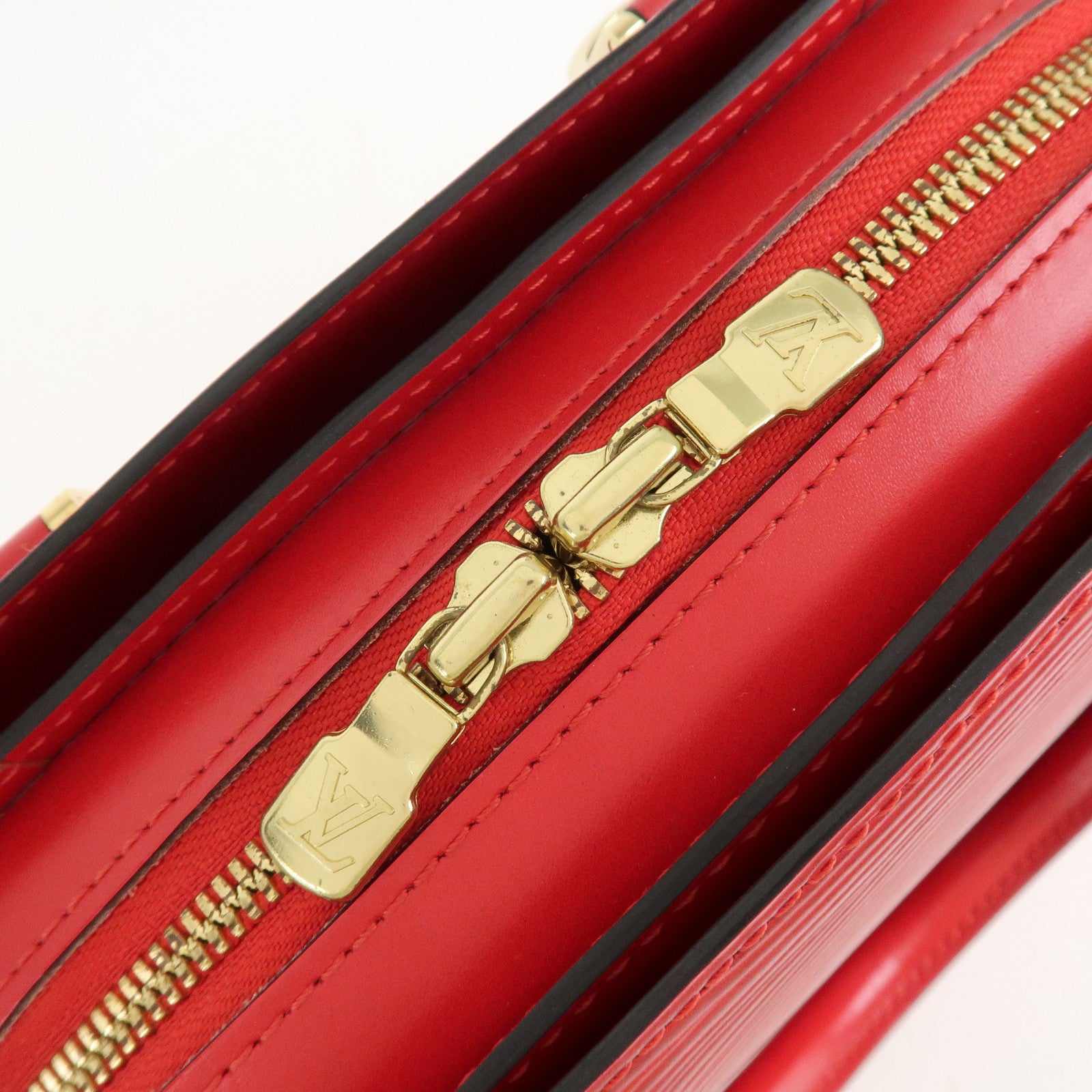 Louis Vuitton Epi Pont Neuf Hand Bag Castilian Red M52057 Used